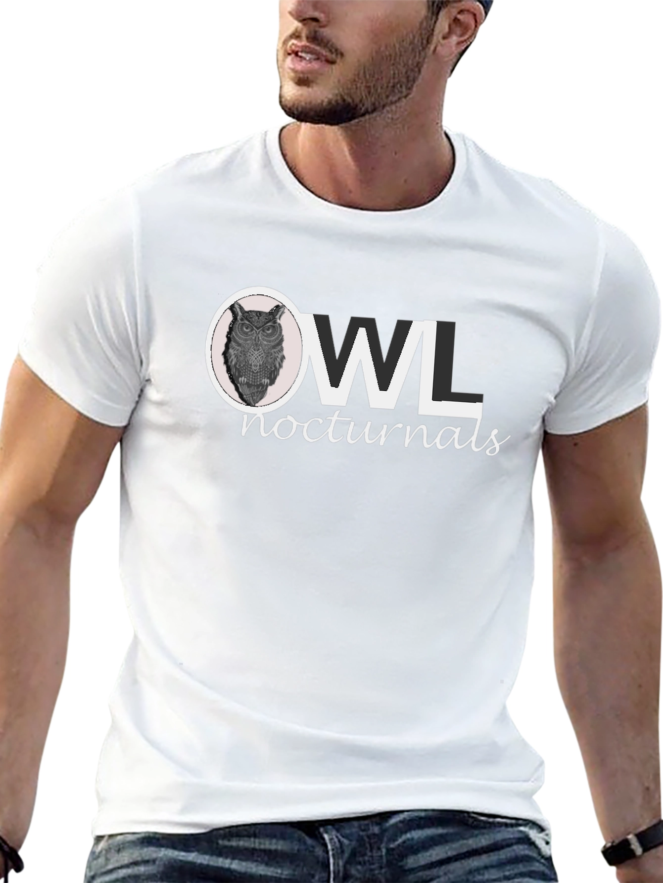 Owl Nocturnals Graphic Print T-Shirt