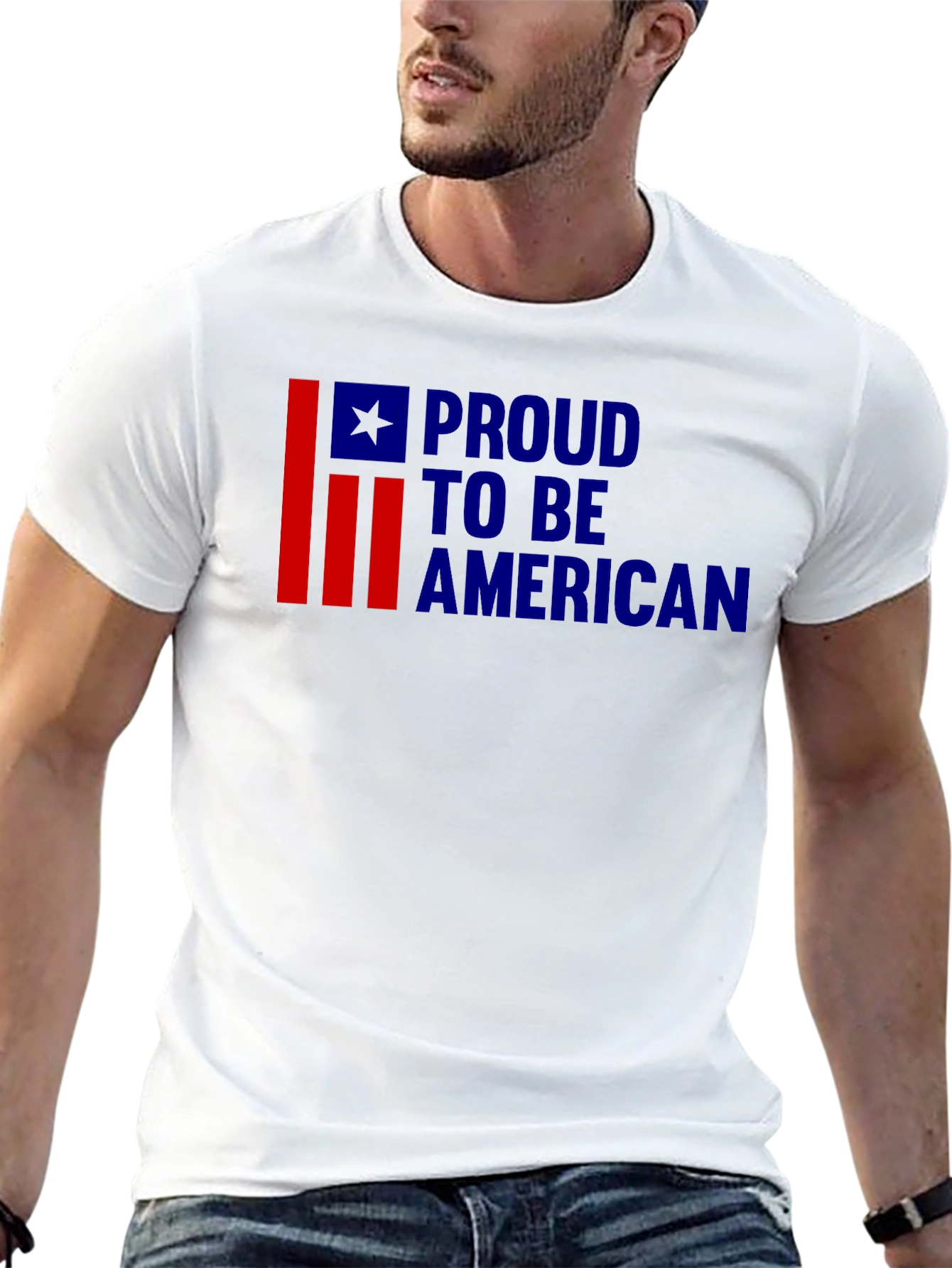 Proud To Be American Graphic T-Shirt
