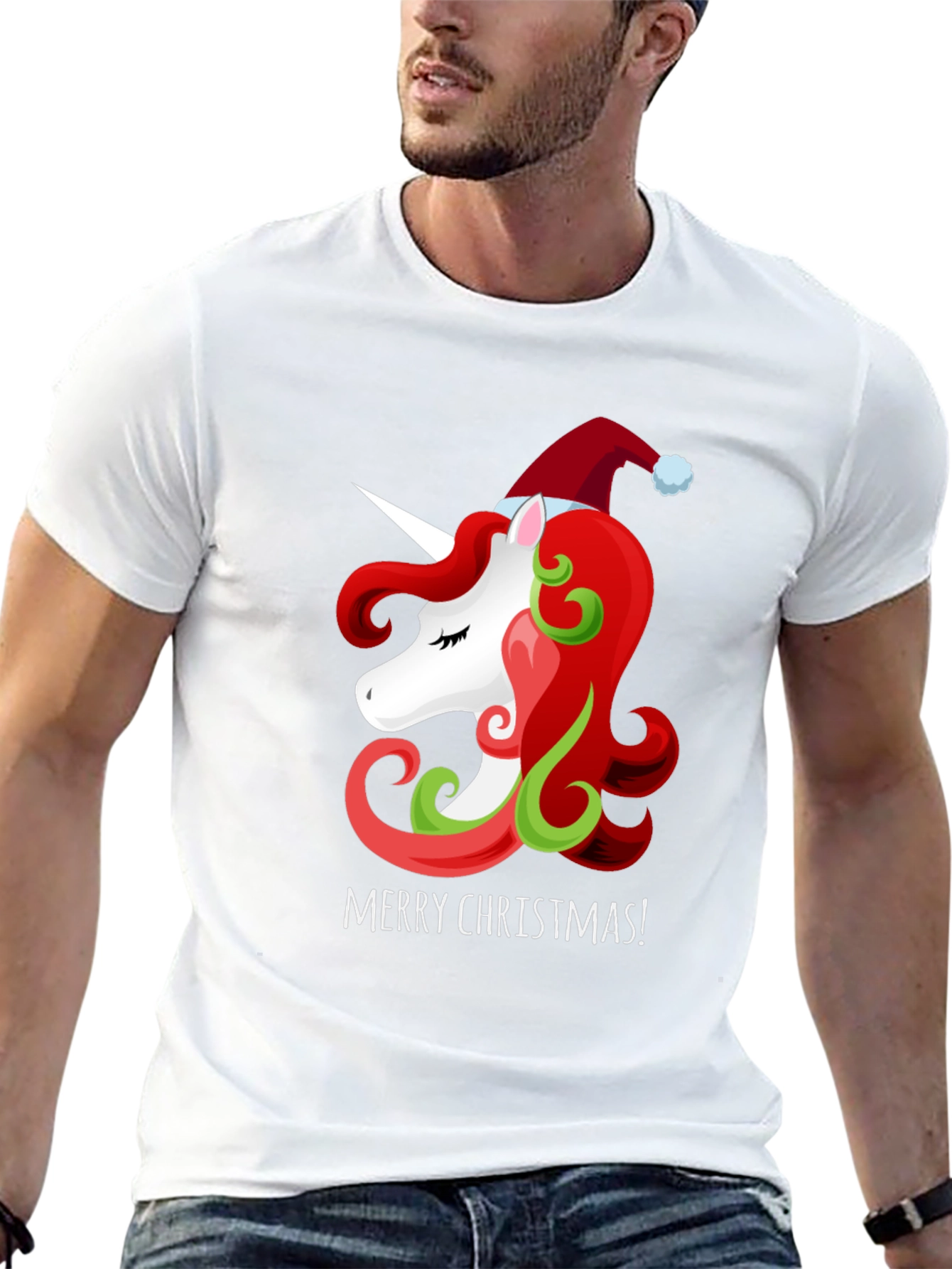 Unicorn Christmas Graphic Tee