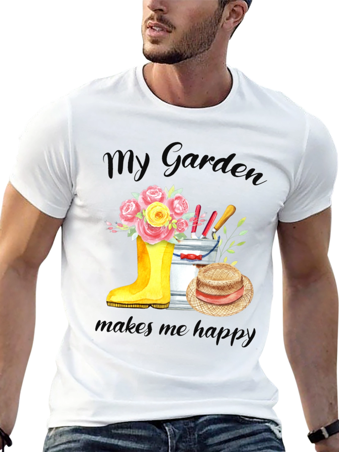 Gardening T-Shirt - My Garden Makes Me Happy!