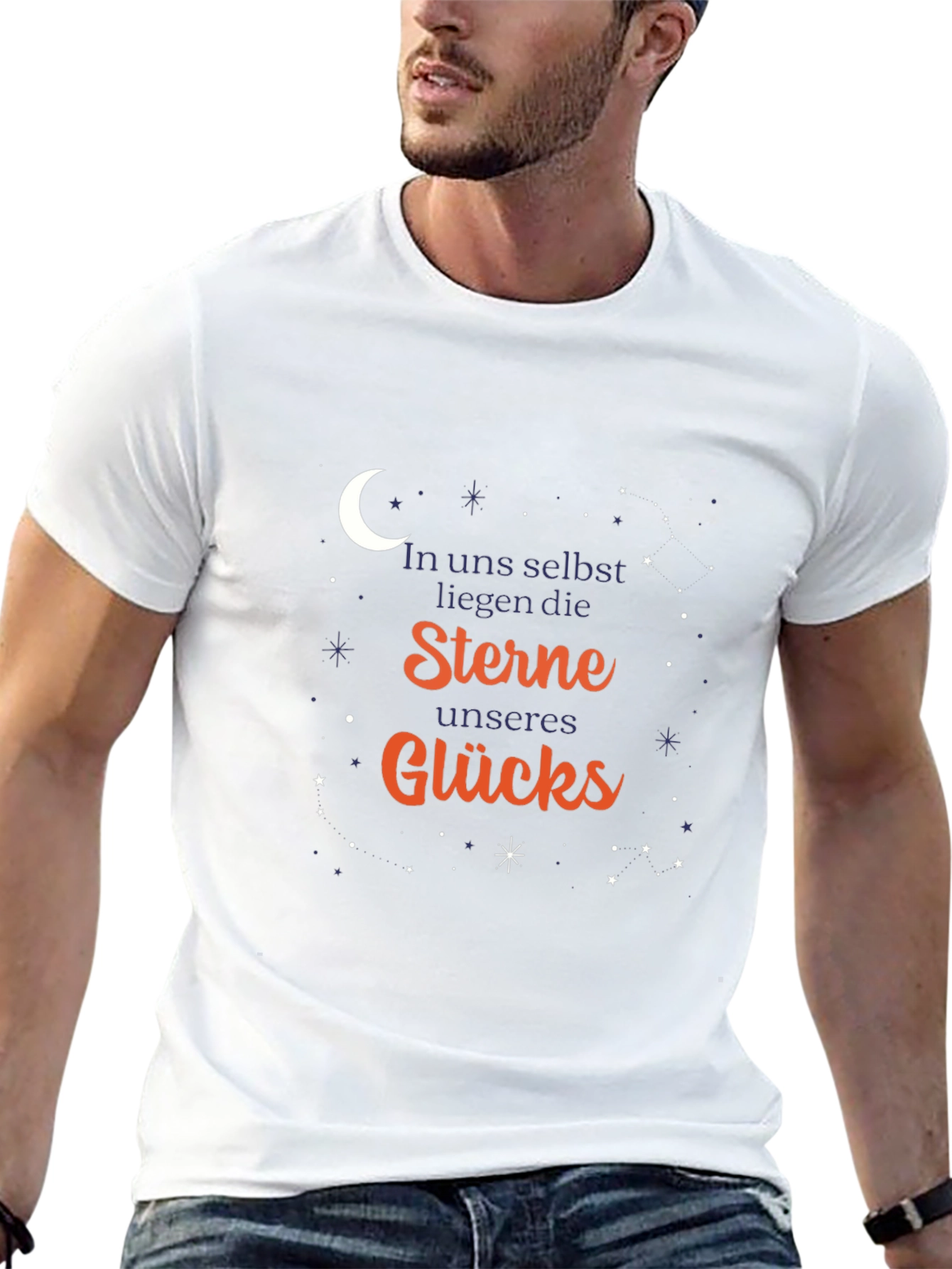 Starry Night Graphic Tee - Unisex Black T-Shirt
