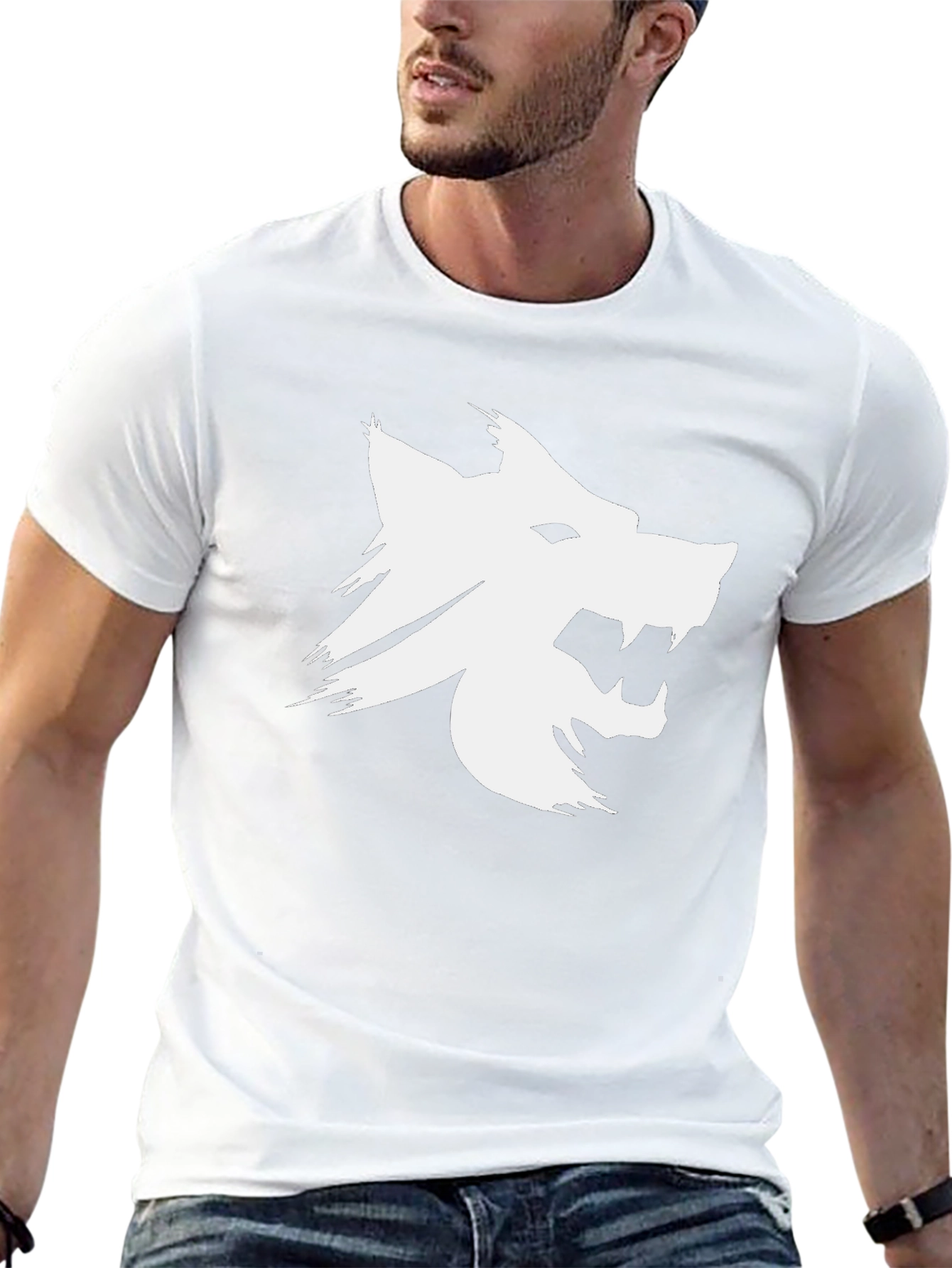 Wolf Graphic Black T-Shirt