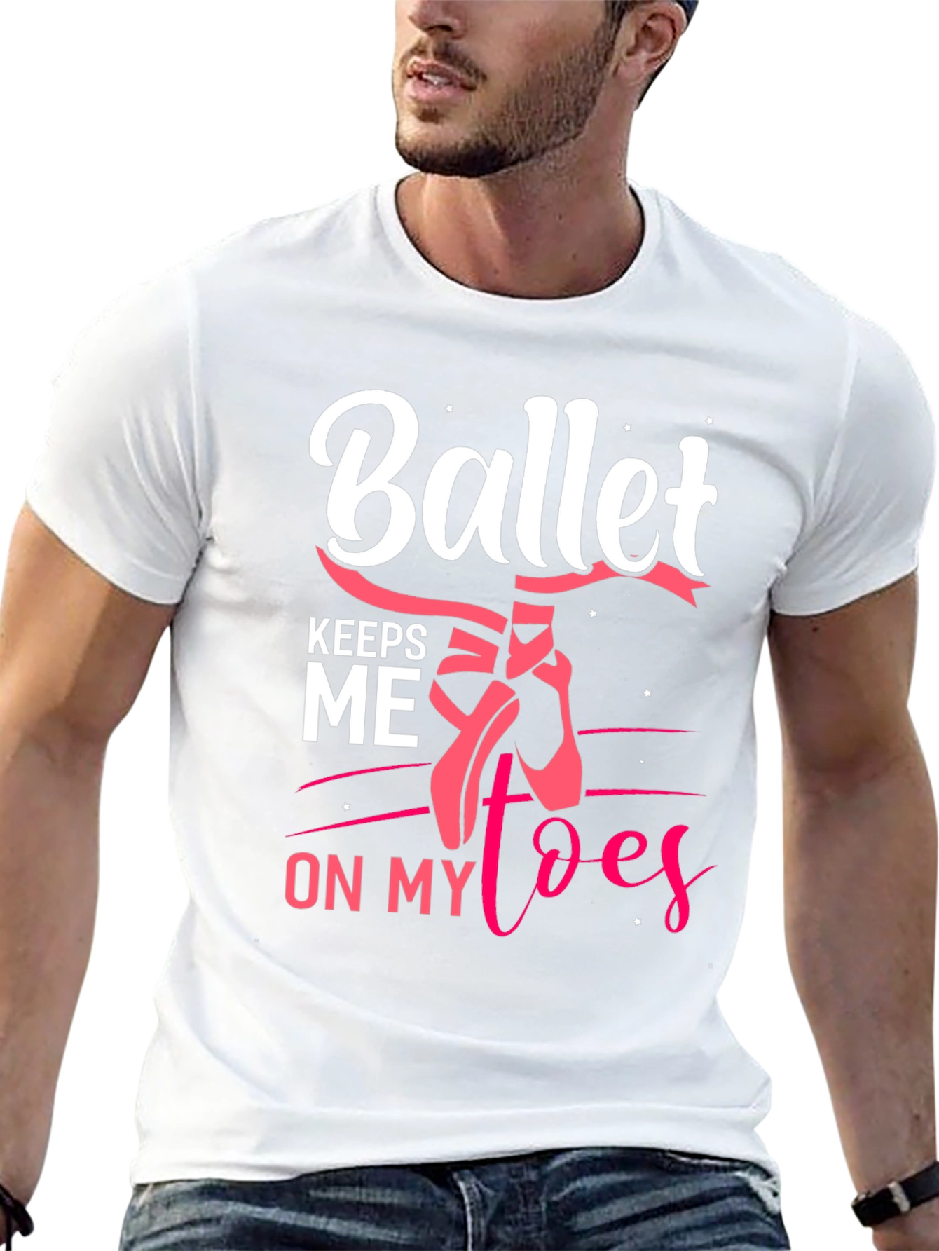 Ballet Keeps Me on My Toes Graphic Tee