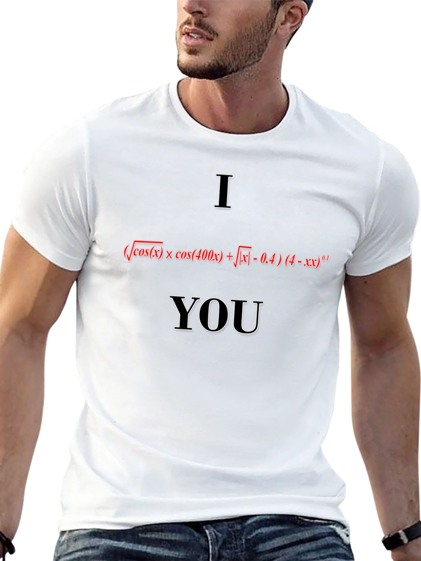 Math Equation I Love You Graphic T-Shirt