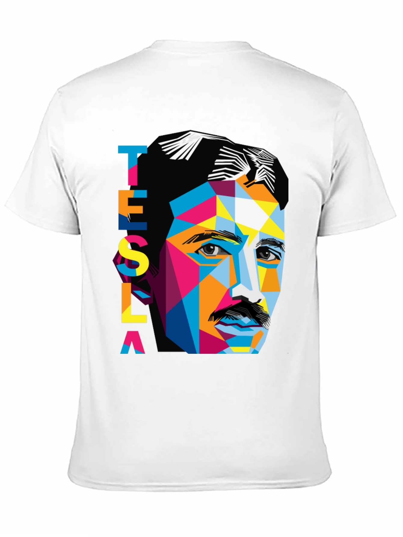 Tesla Graphic T-Shirt - Unique Geometric Design