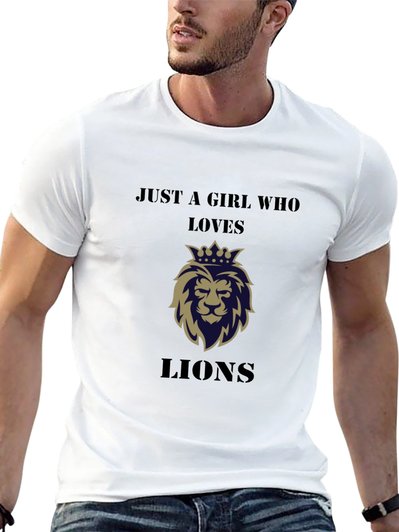 Just a Girl Who Loves Lions T-Shirt