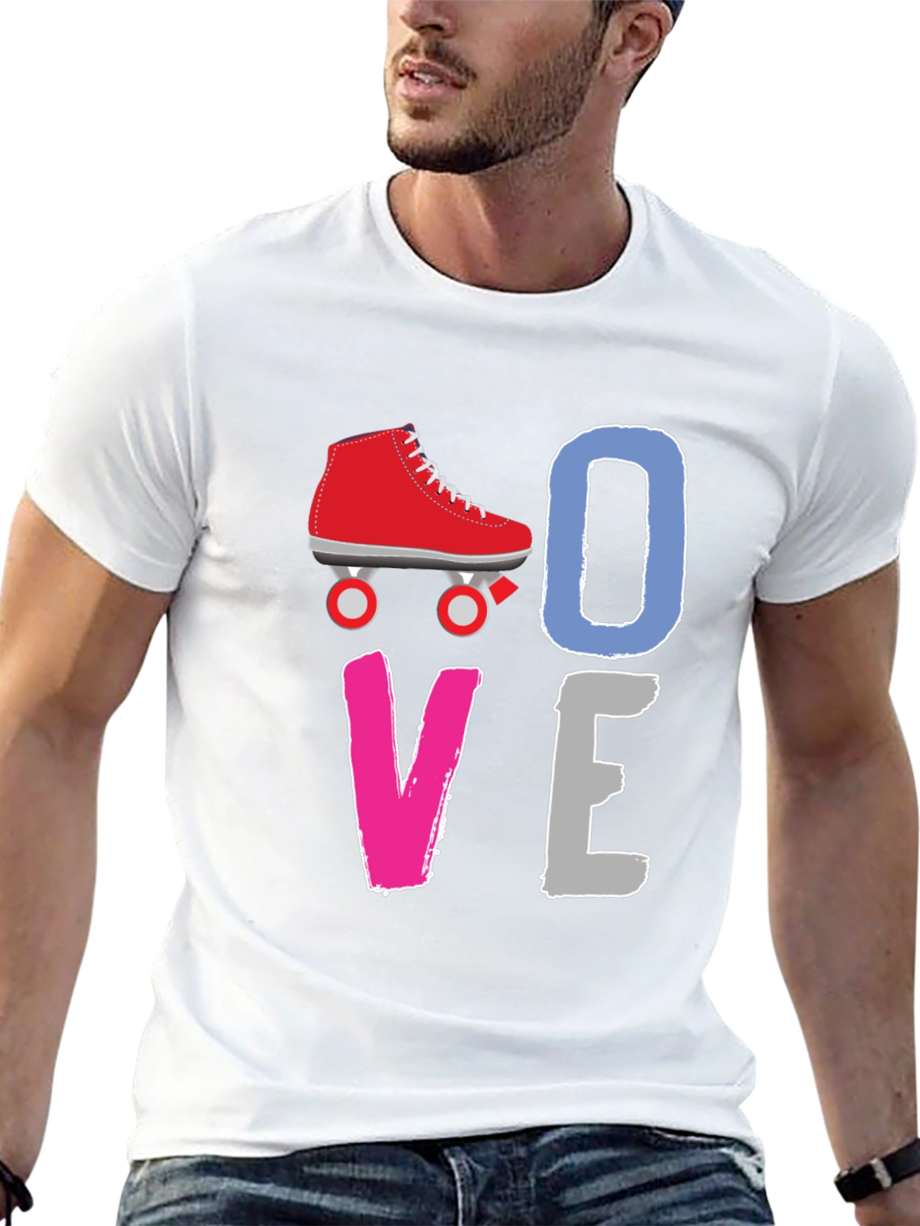 Love Roller Skating Graphic Tee