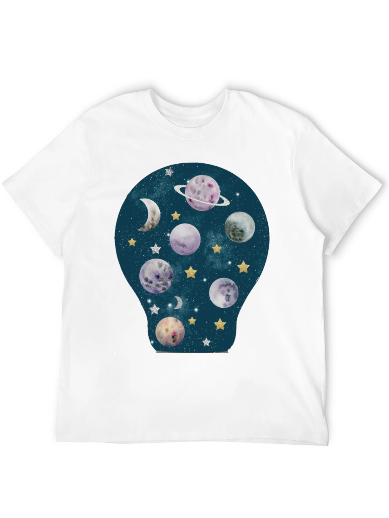 Planetary Dreams Black T-Shirt