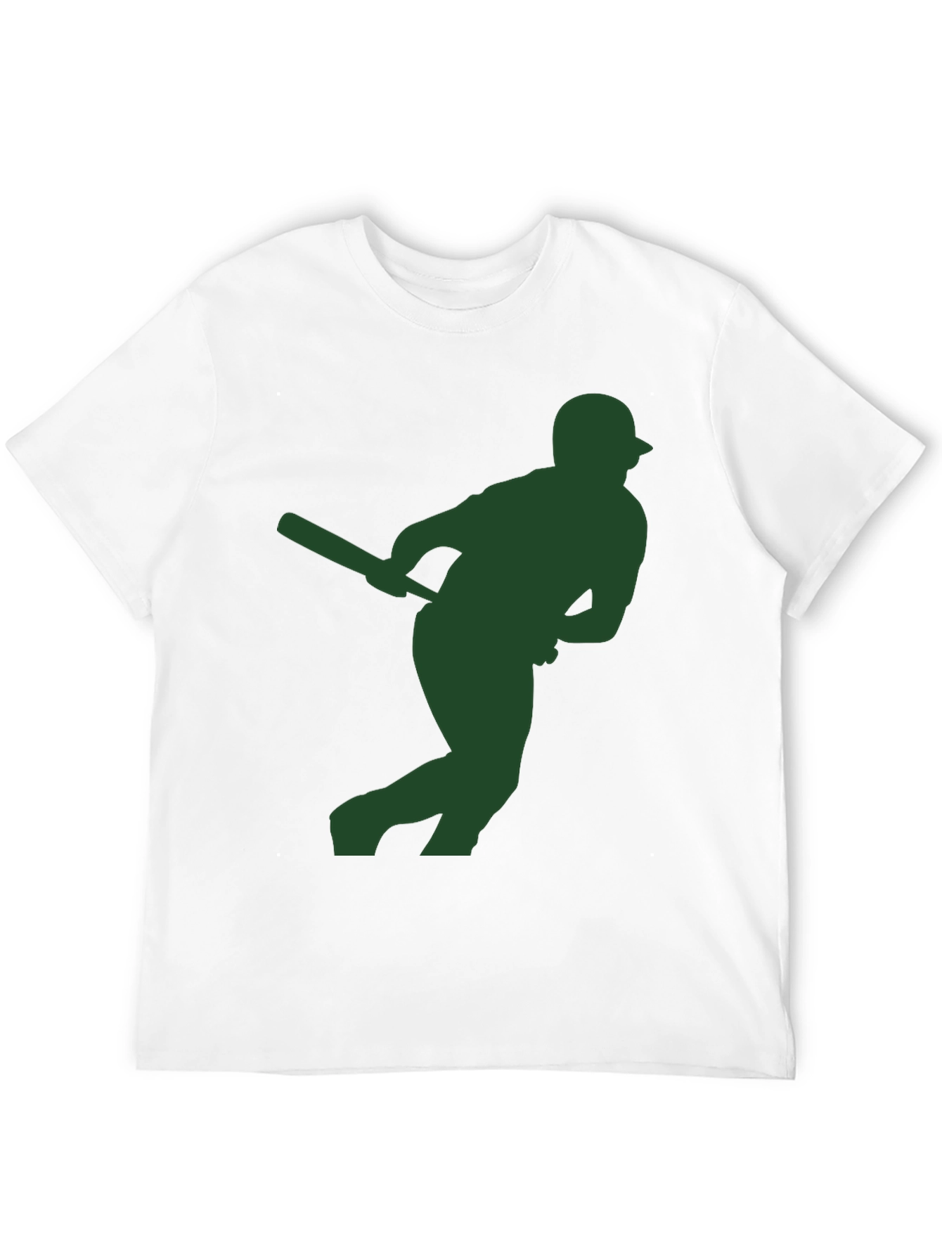 Baseball Silhouette Black T-Shirt