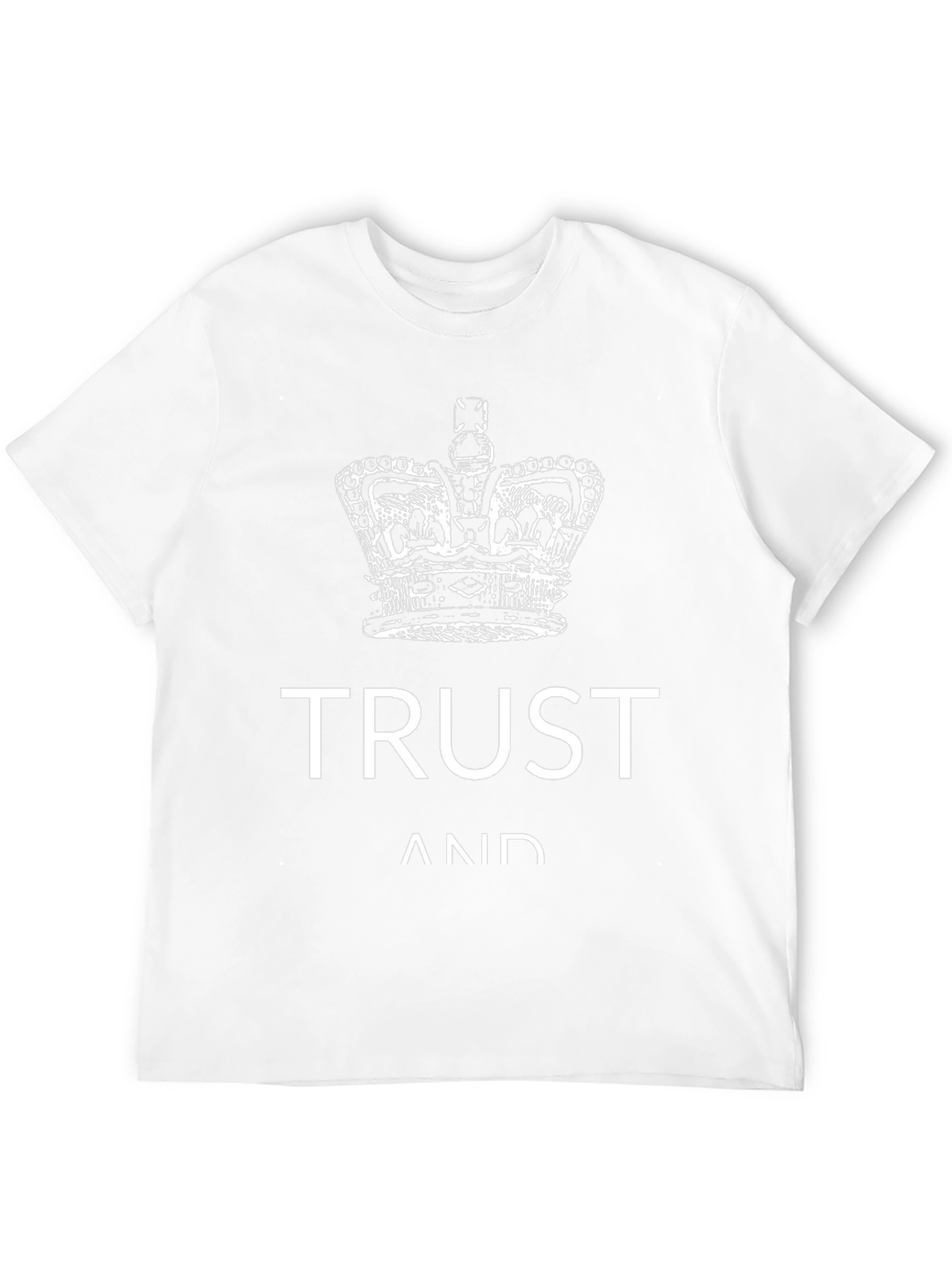 Trust and Crown Graphic Tee - Black