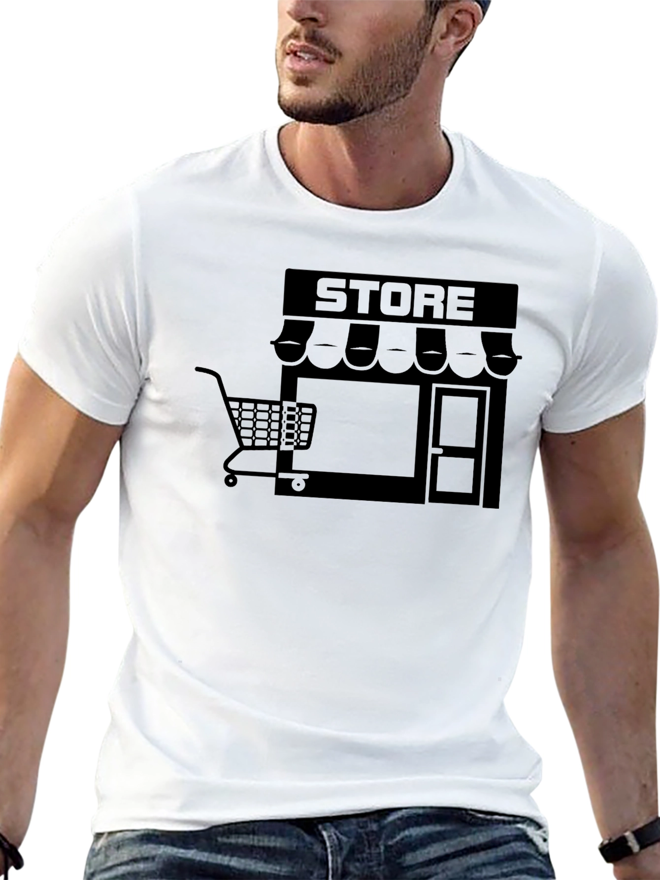 Black Store Icon T-Shirt
