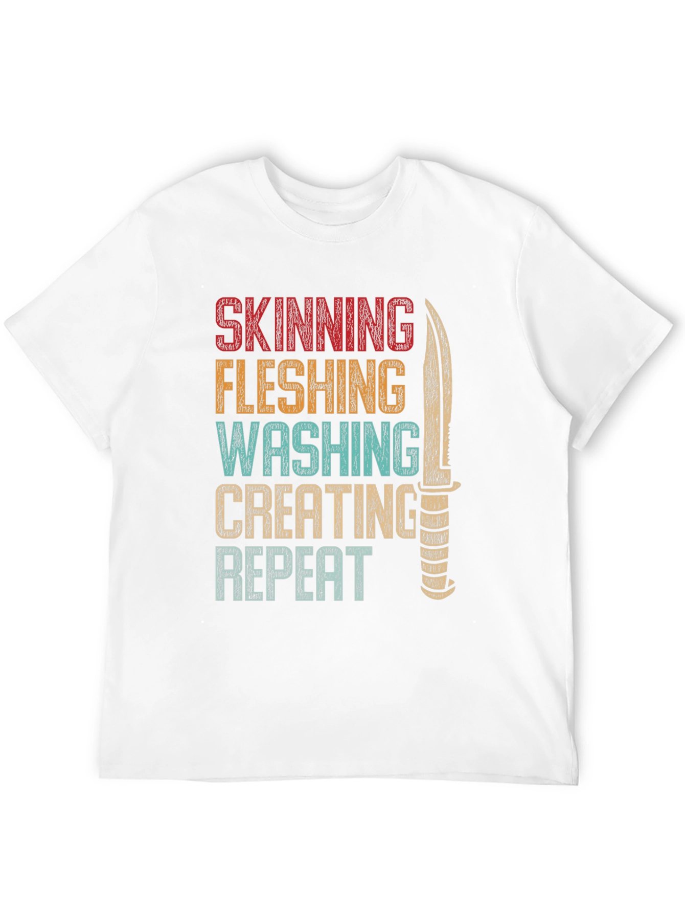 Skinning Fleshing Washing Repeat T-Shirt