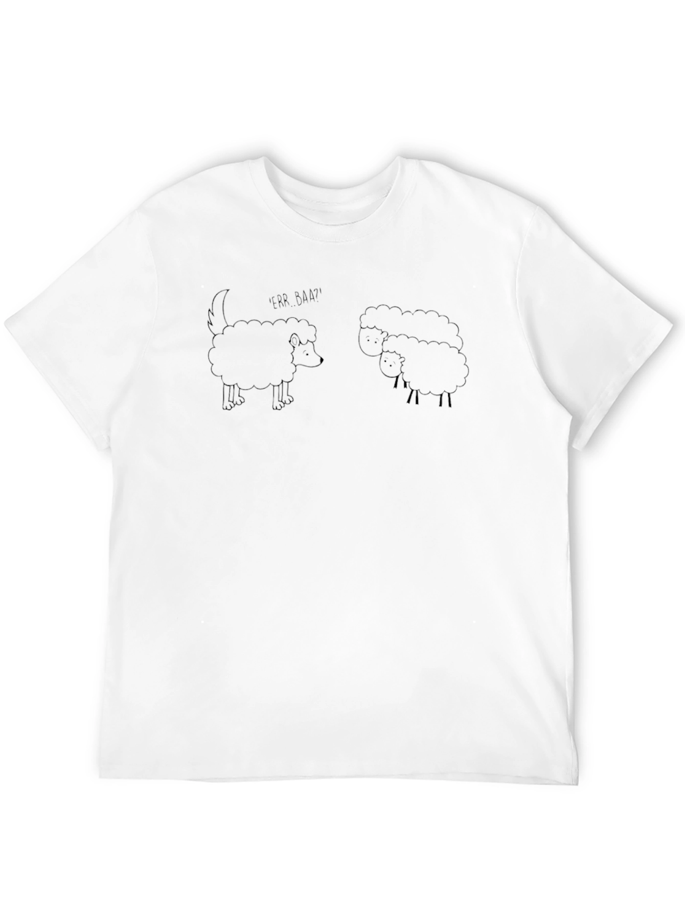 Funny Wolf in Sheeps Clothing Graphic Tee