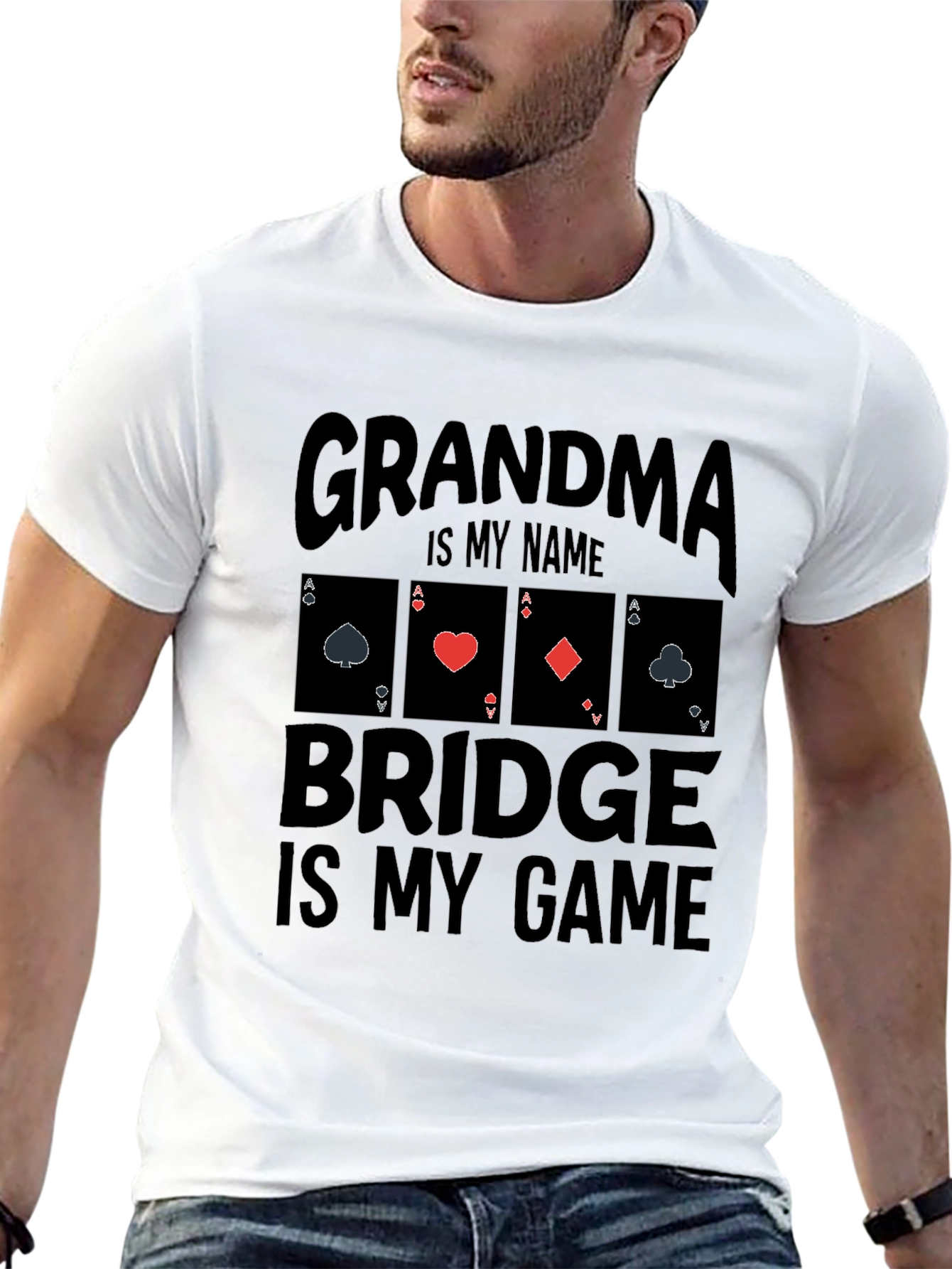 Grandma Bridge Game T-Shirt