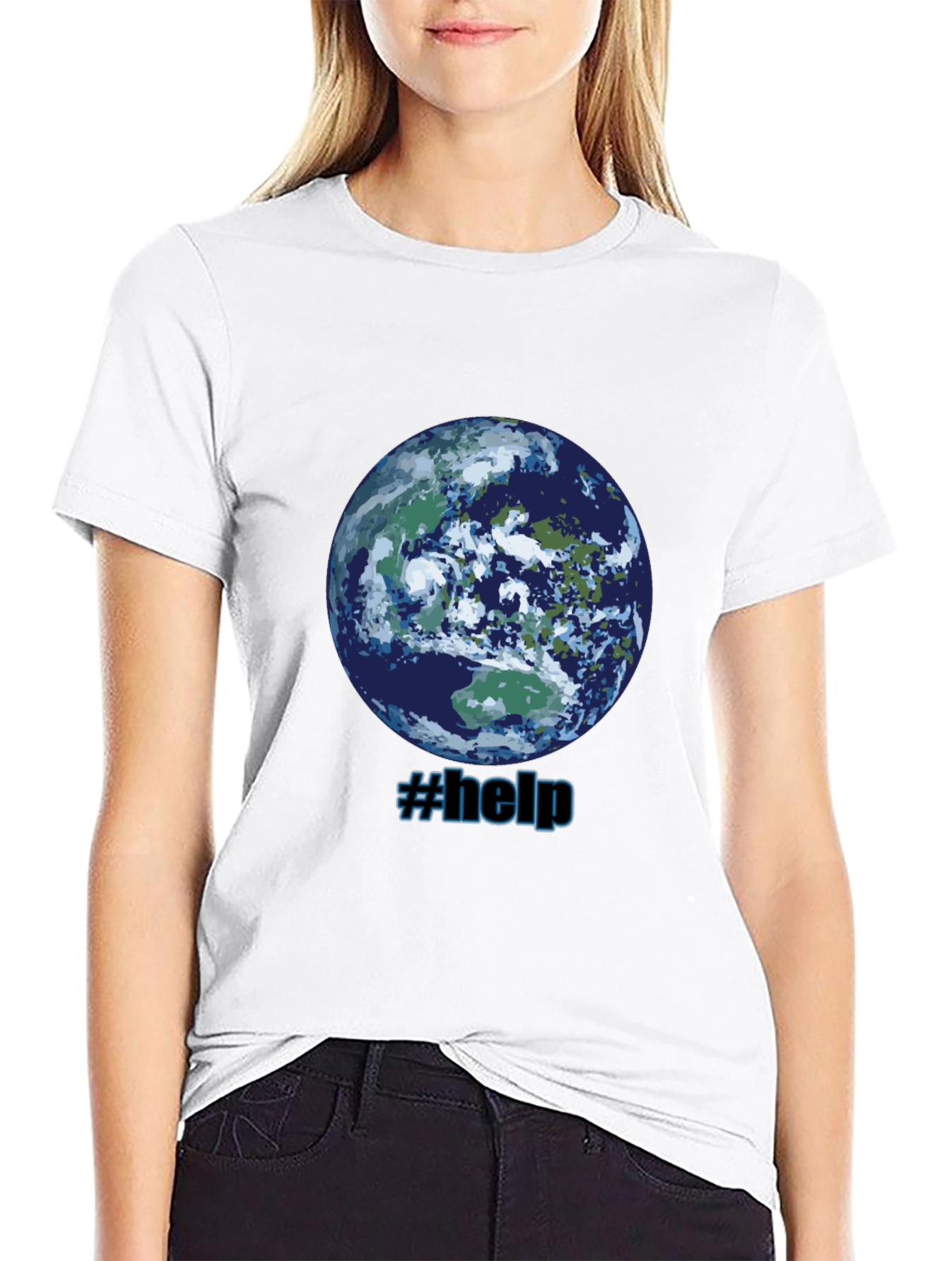 Earth Graphic Tee - Help Save the Planet