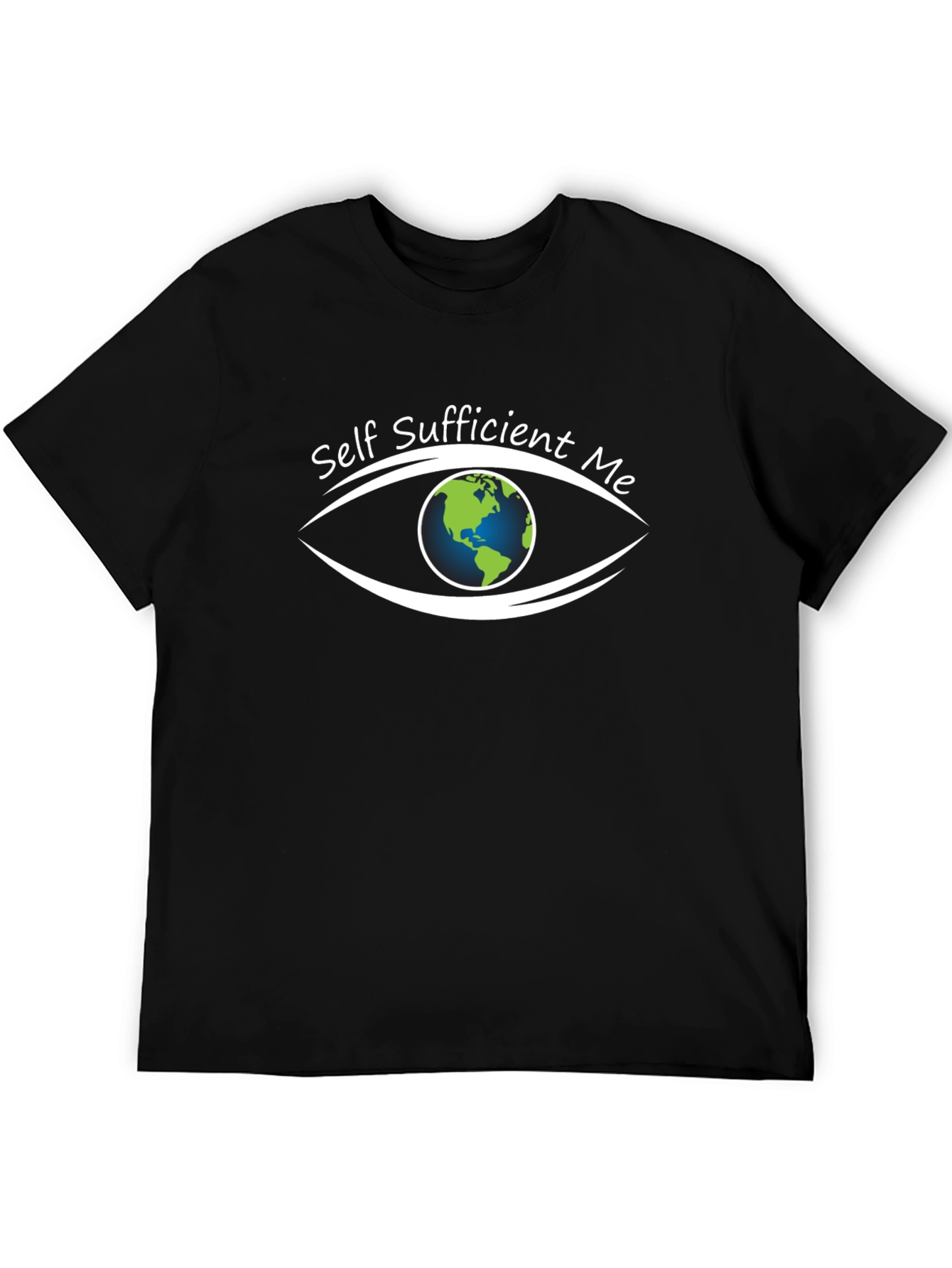 Self Sufficient Me Eye T-Shirt - Black
