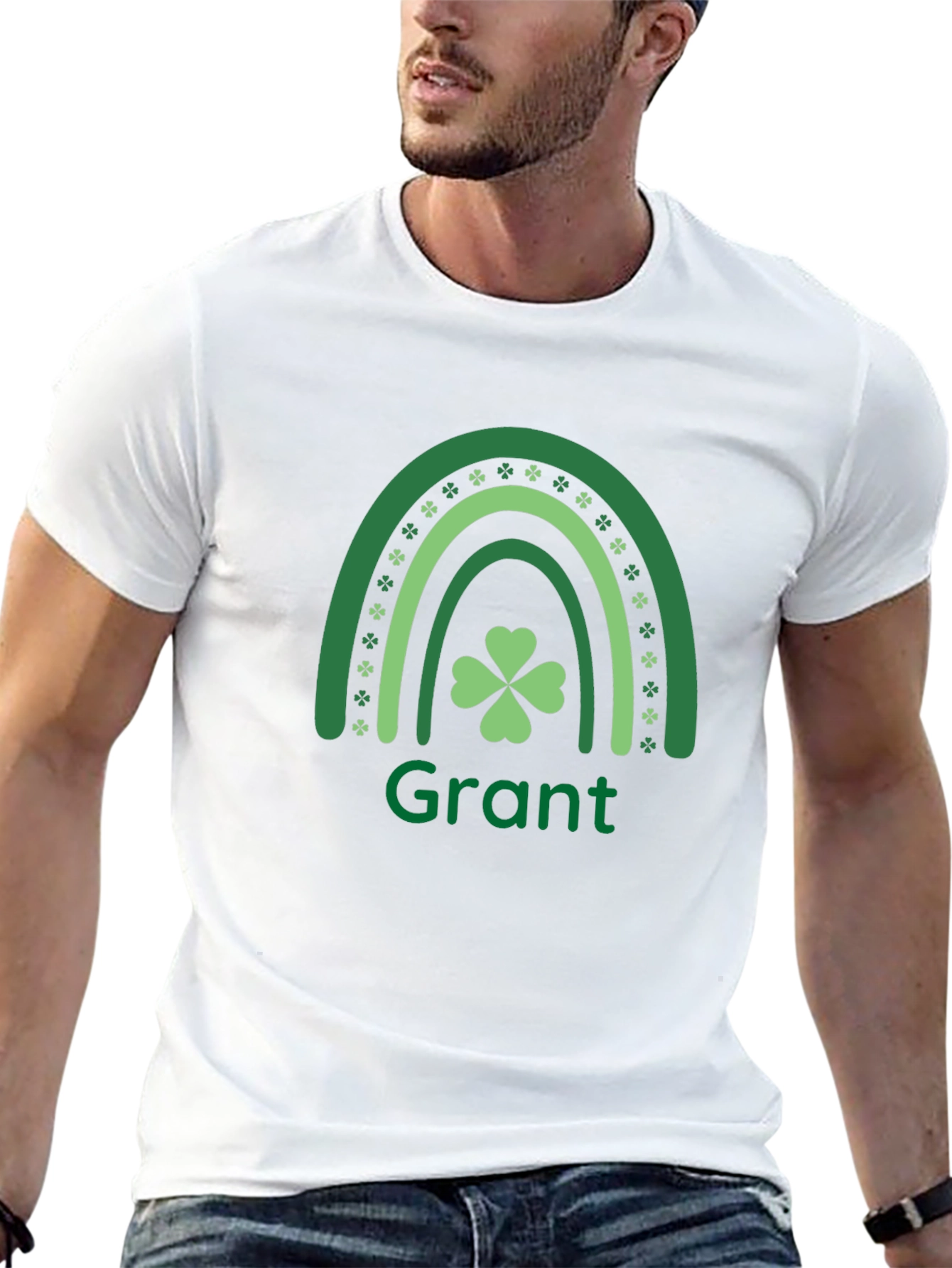 St. Patricks Day Grant Rainbow T-Shirt