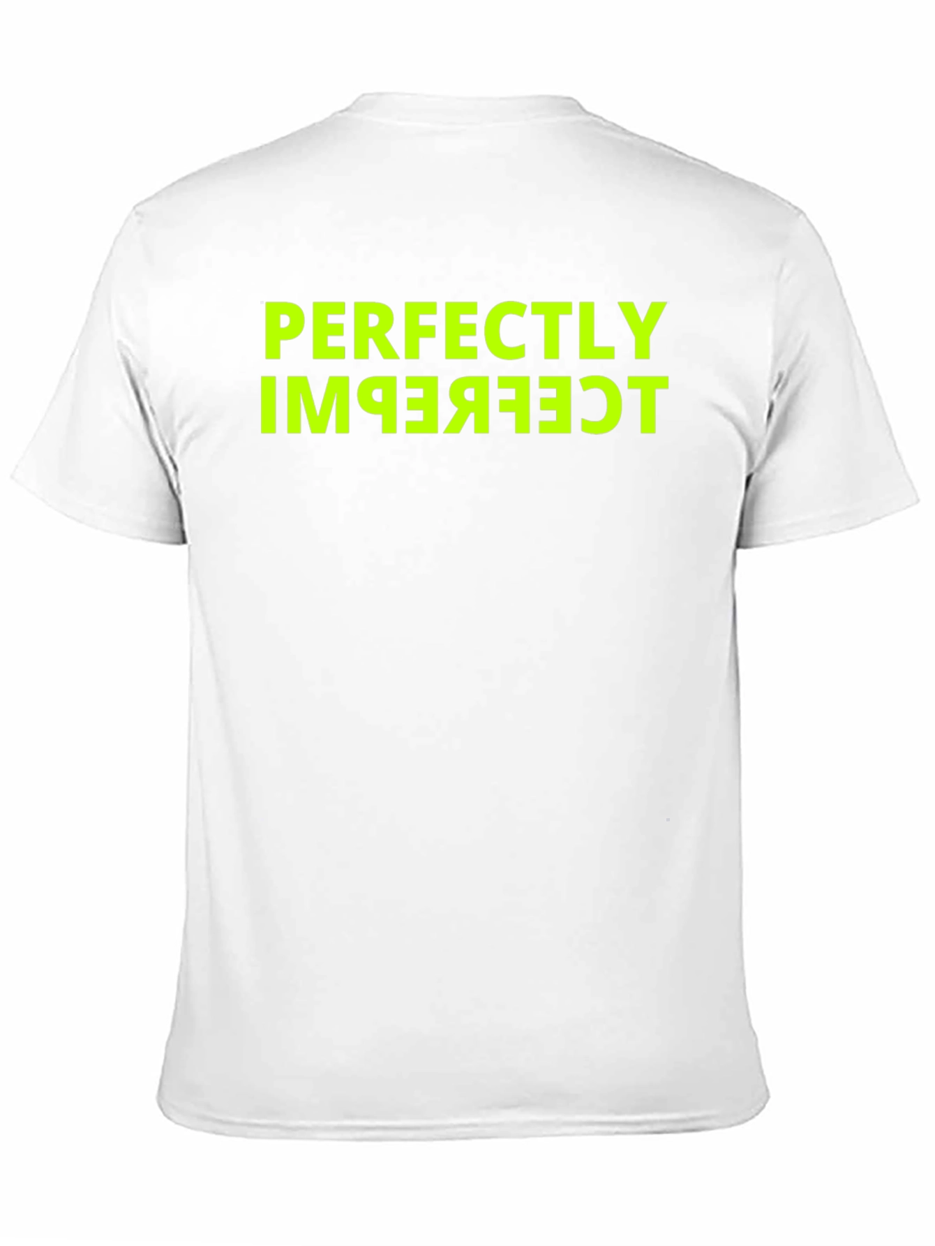 Perfectly Imperfect Funny Graphic Tee - Black