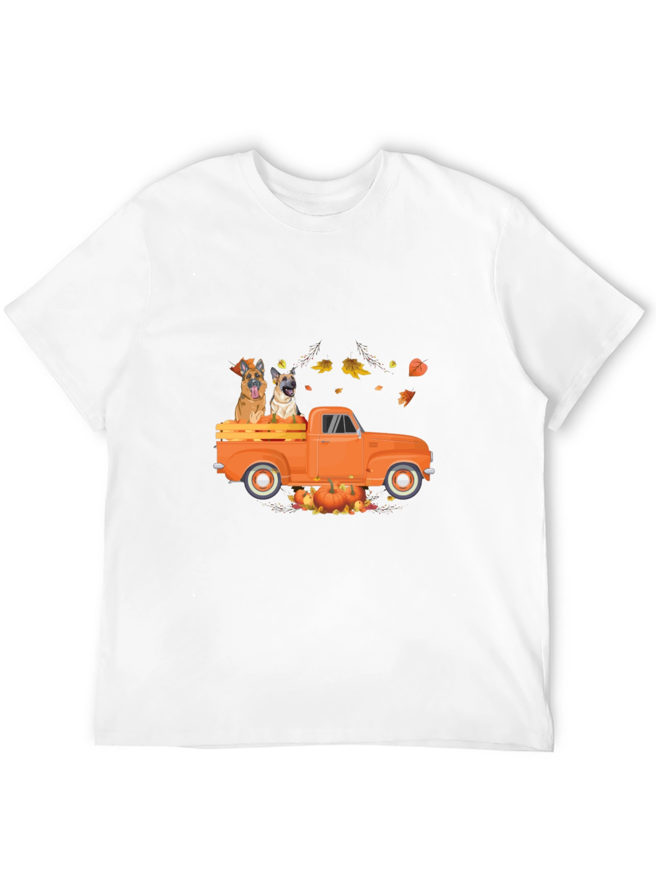 Dog in Truck Fall T-Shirt