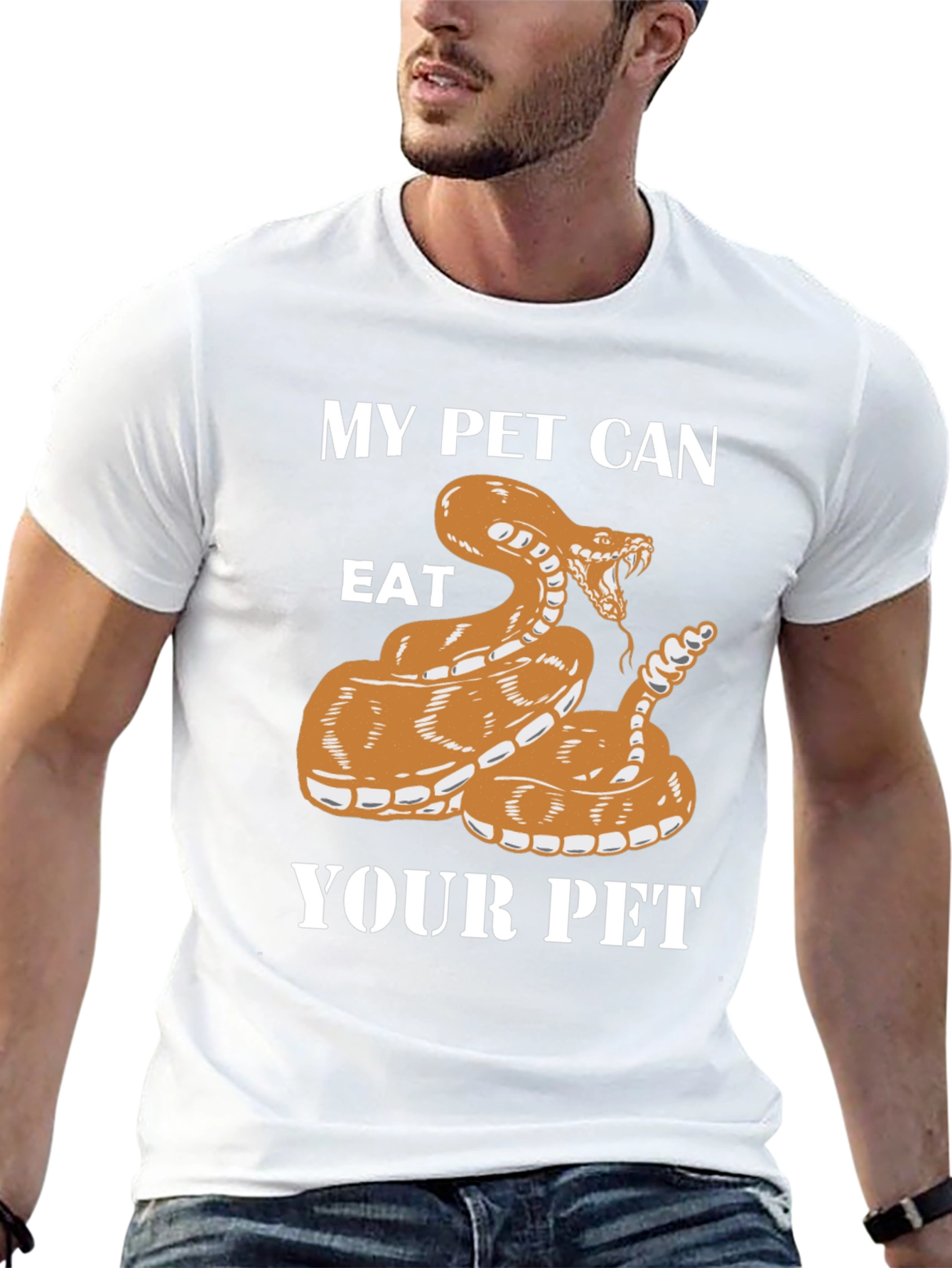 My Pet Can Eat Your Pet Snake Graphic Tee