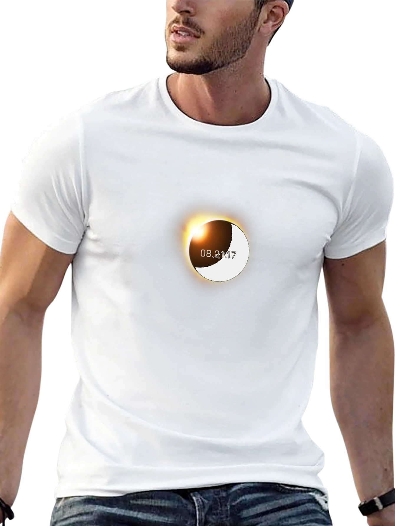 Solar Eclipse August 21 2017 Black T-Shirt