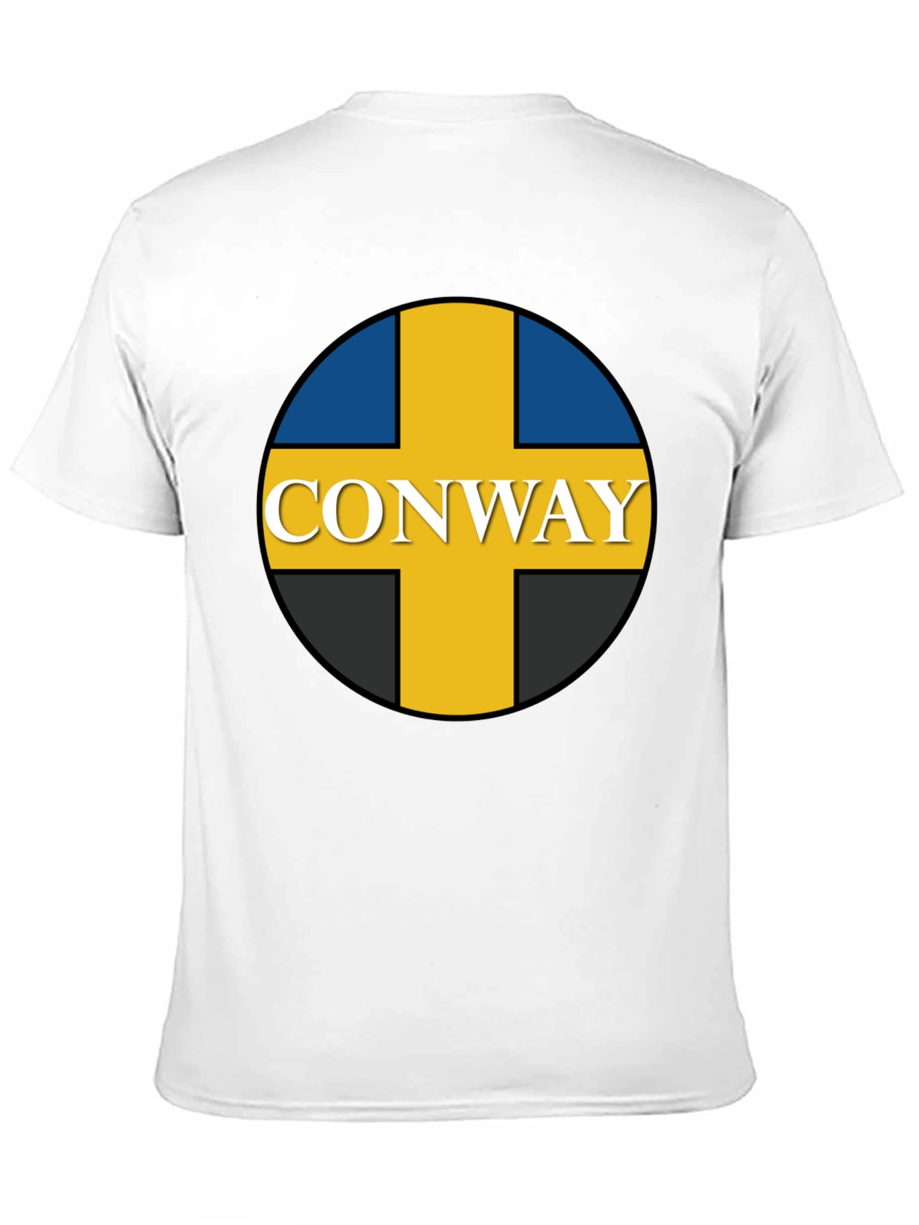 Conway Flag T-Shirt - Black Graphic Tee