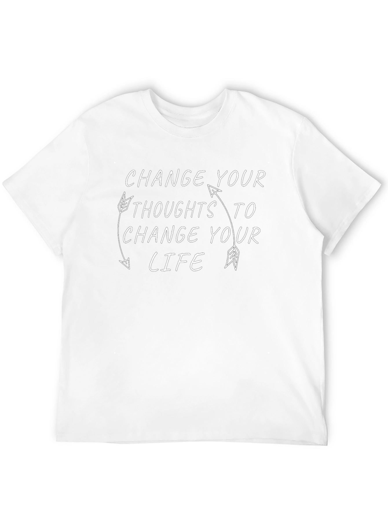 Inspirational Change Your Life Graphic Tee