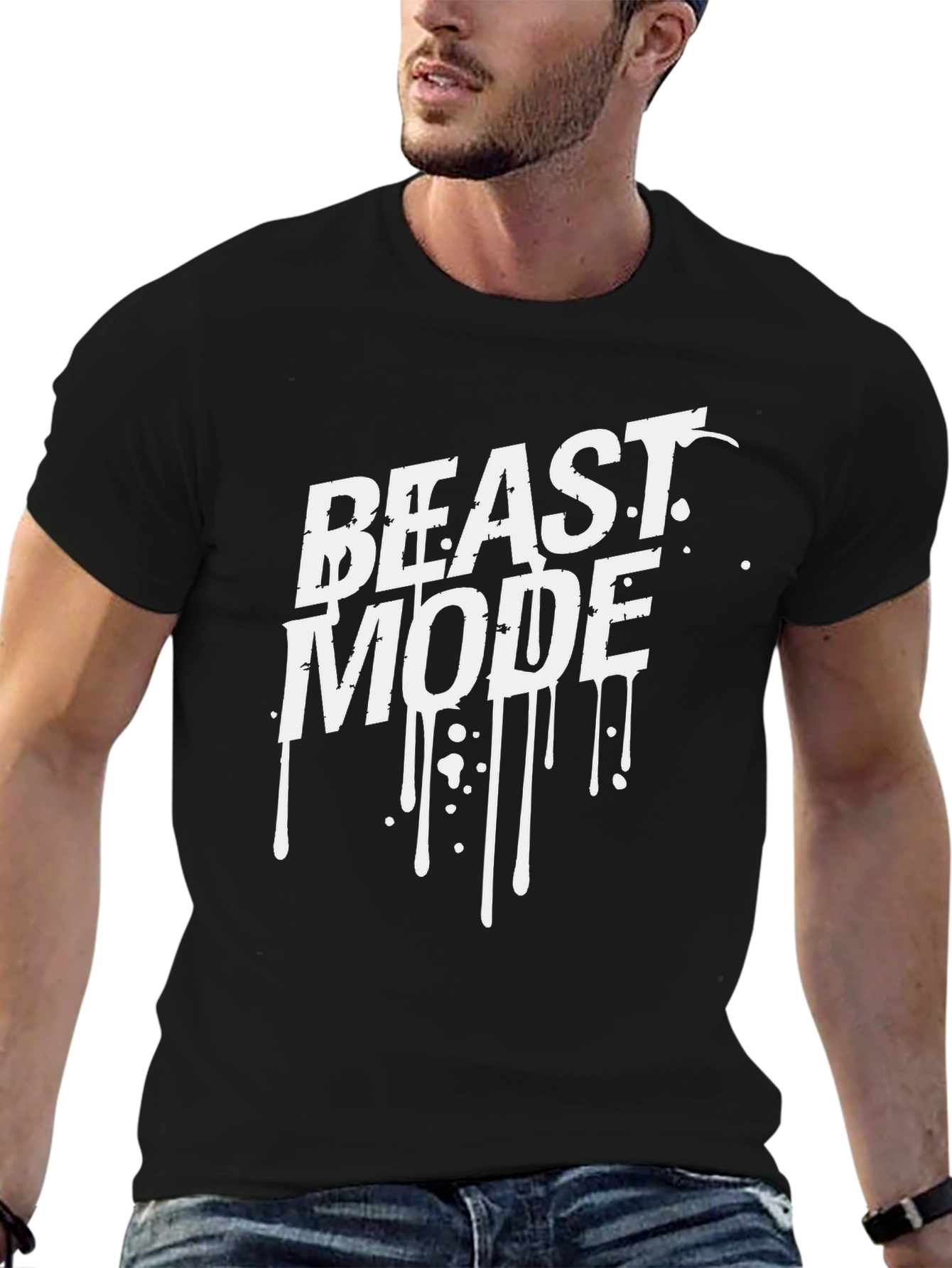 Beast Mode Graphic Tee - Black