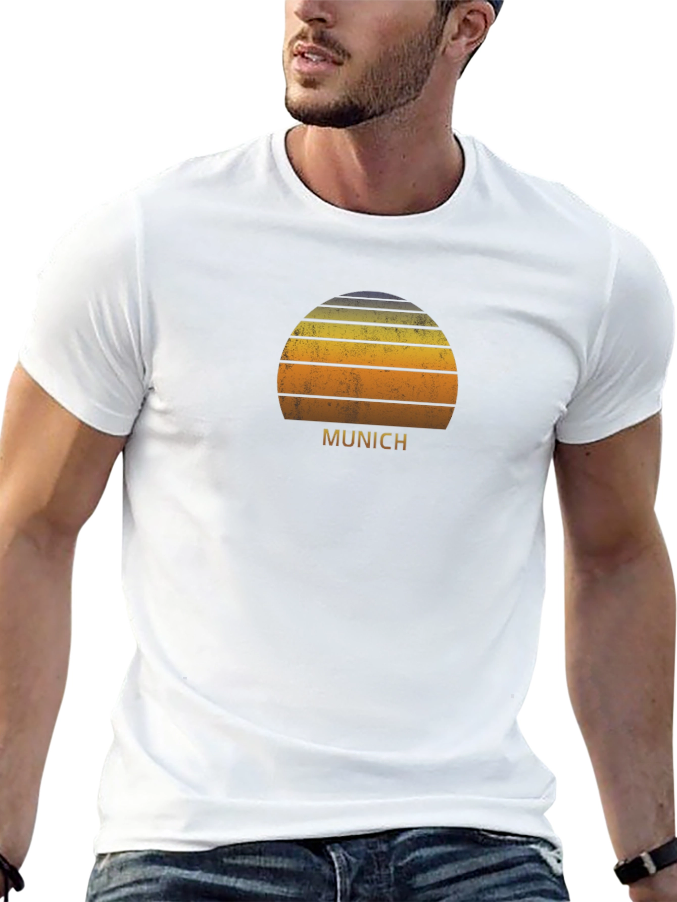 Munich Sunset Graphic T-Shirt