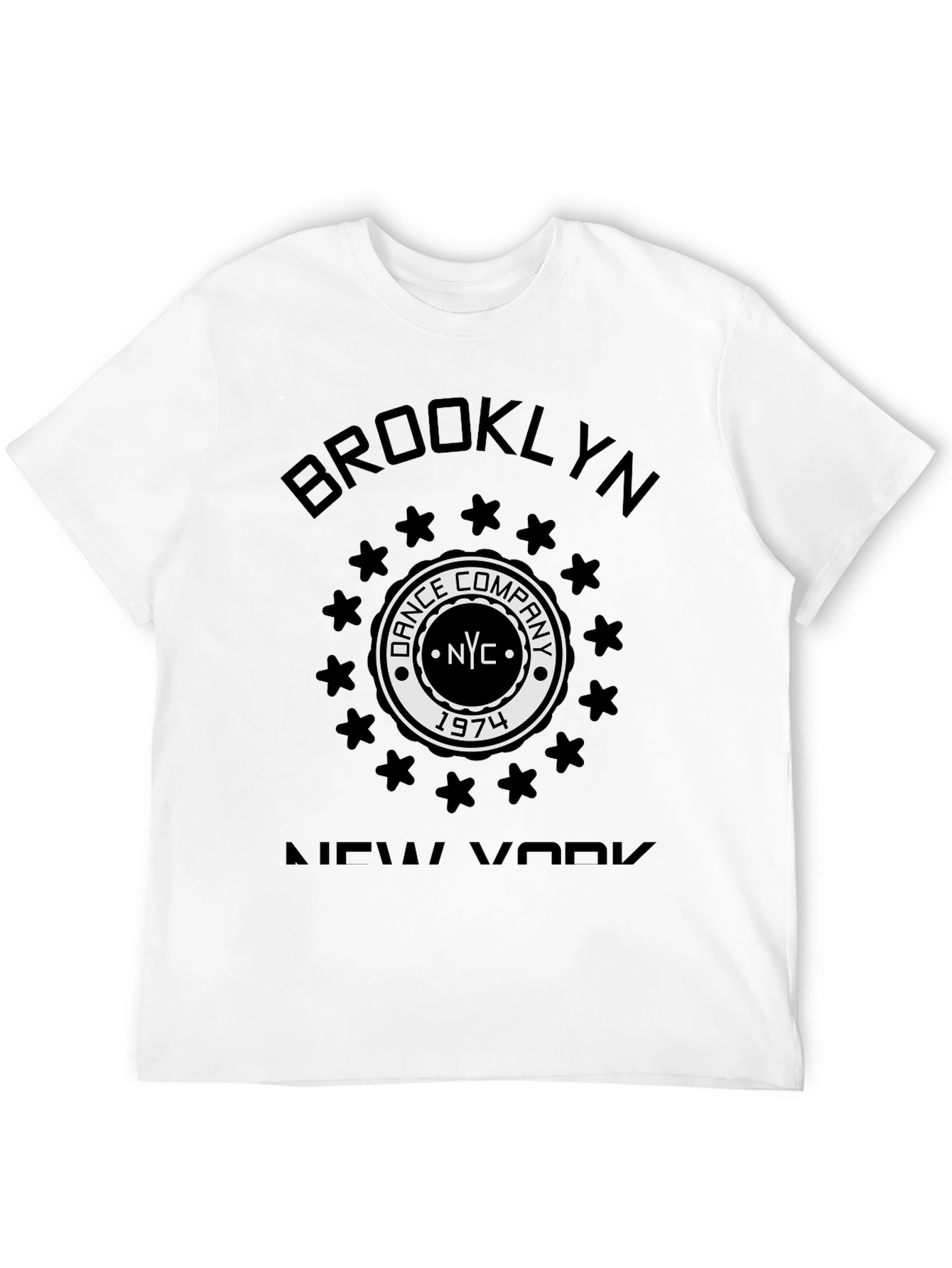 Brooklyn NYC Dance Company 1974 Black T-Shirt