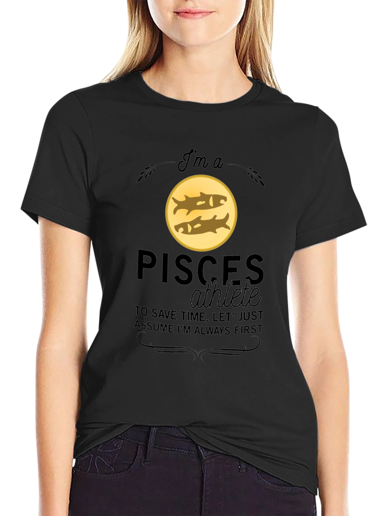 Pisces Athlete Graphic T-Shirt