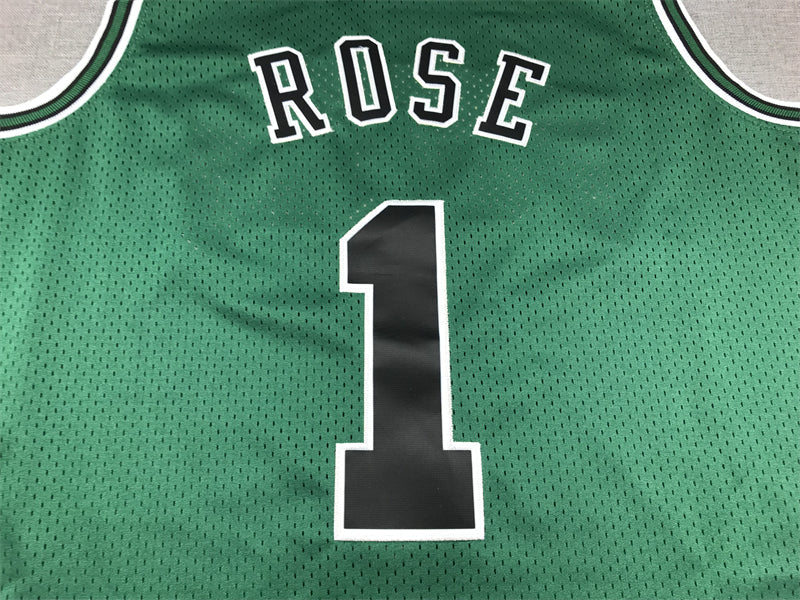 Men's Chicago Bulls Derrick Rose #1 Green Swingman Jerseys