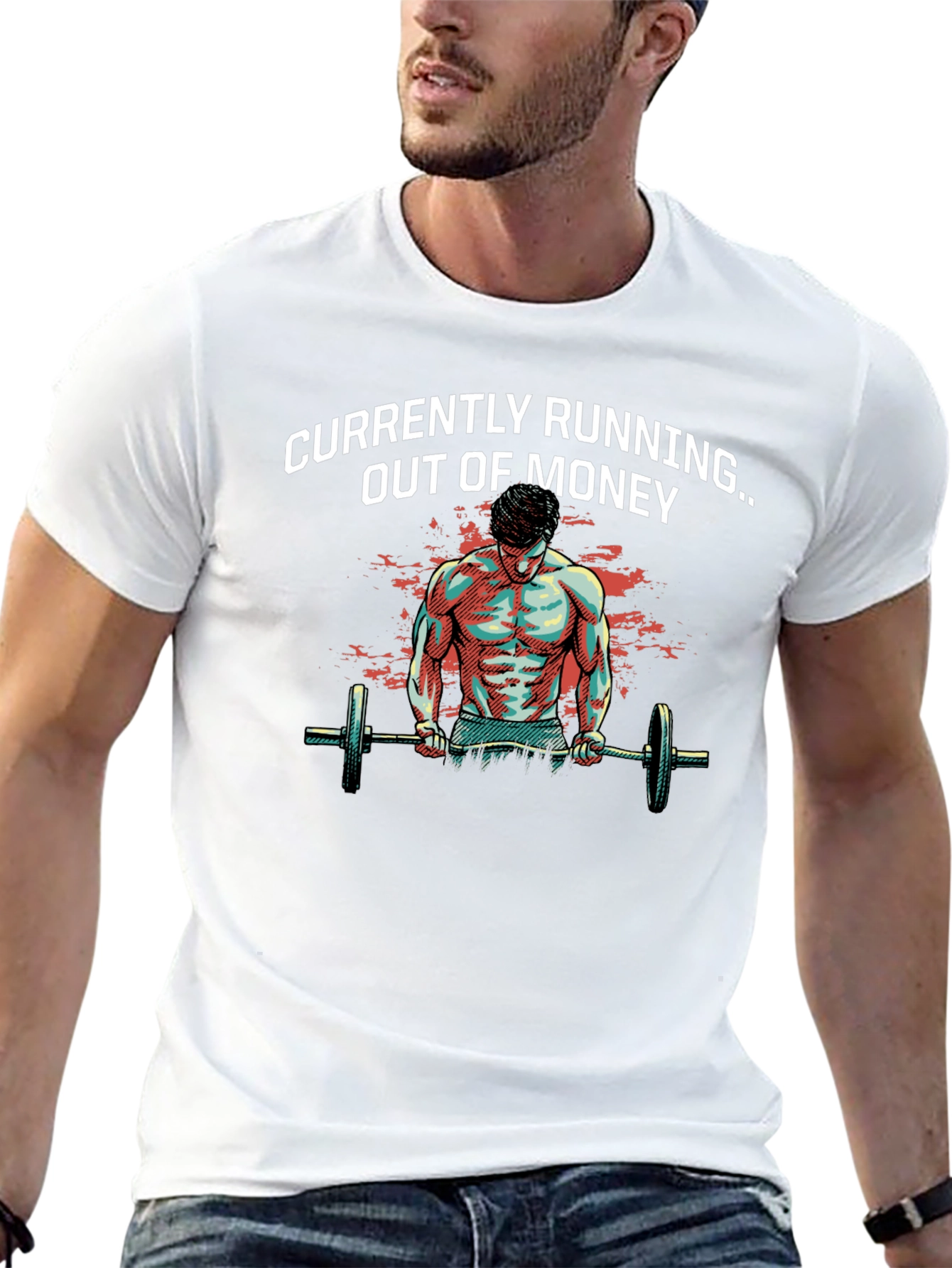 Running Out of Money Gym T-Shirt