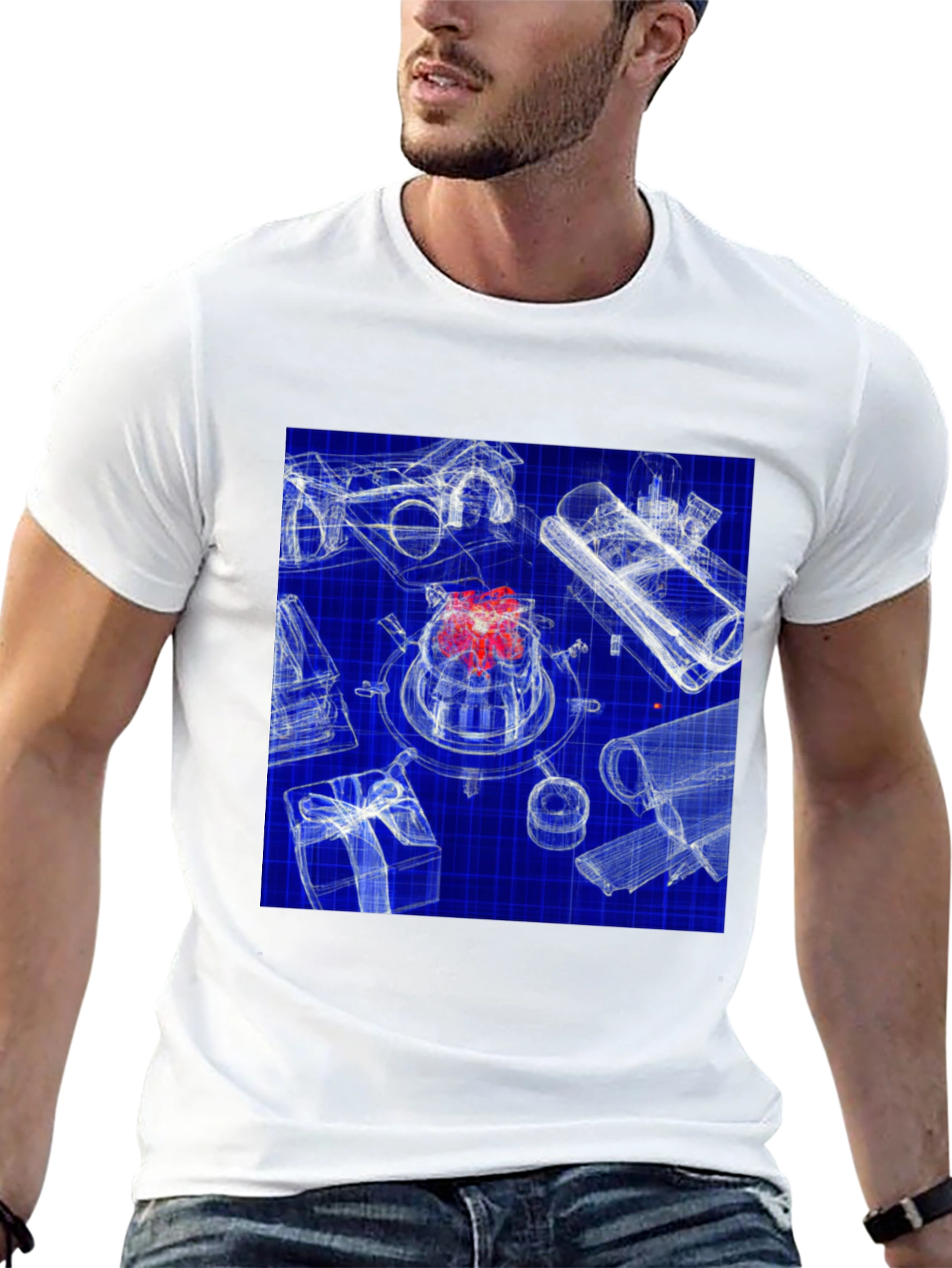 Blueprint Gift T-Shirt - Unique Design