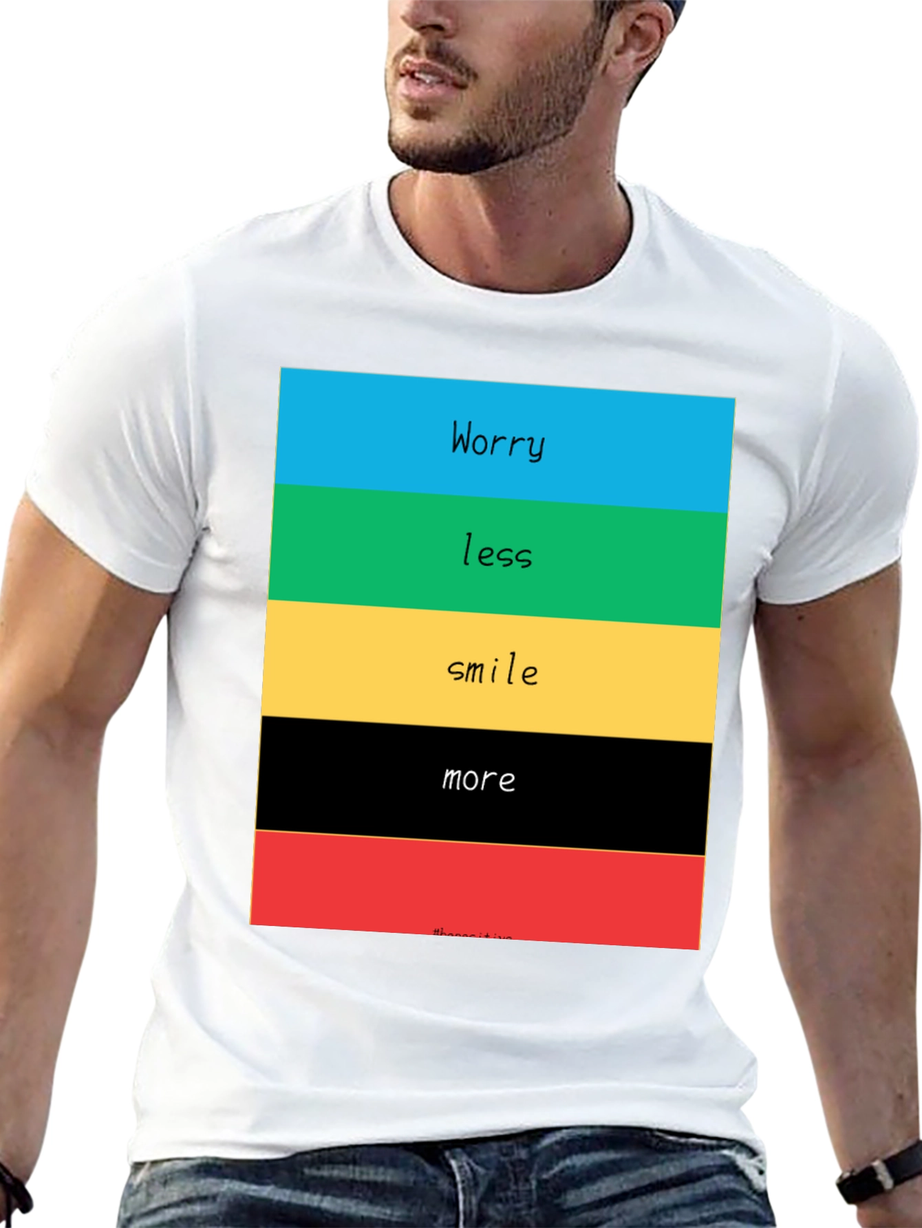 Worry Less Smile More Graphic Tee