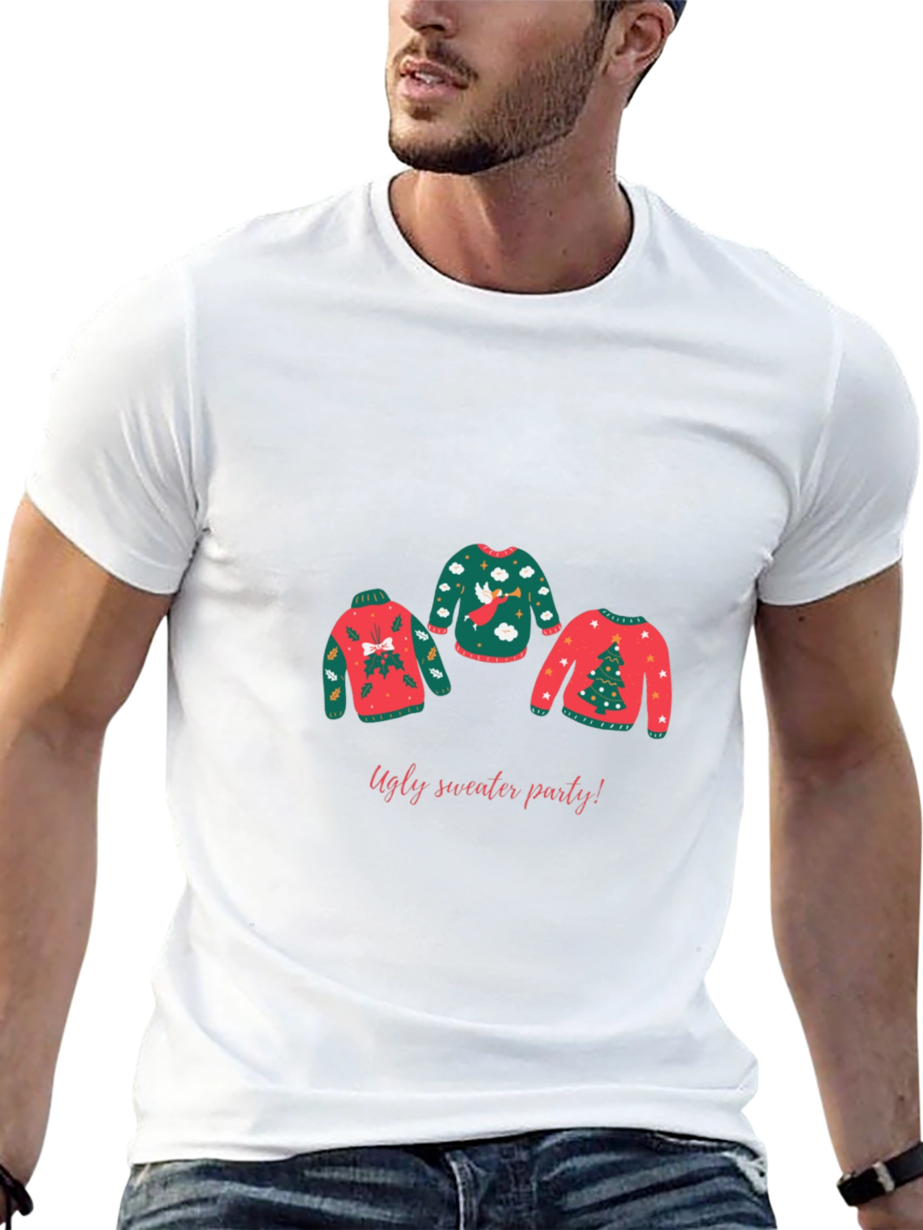 Ugly Sweater Party Graphic T-Shirt