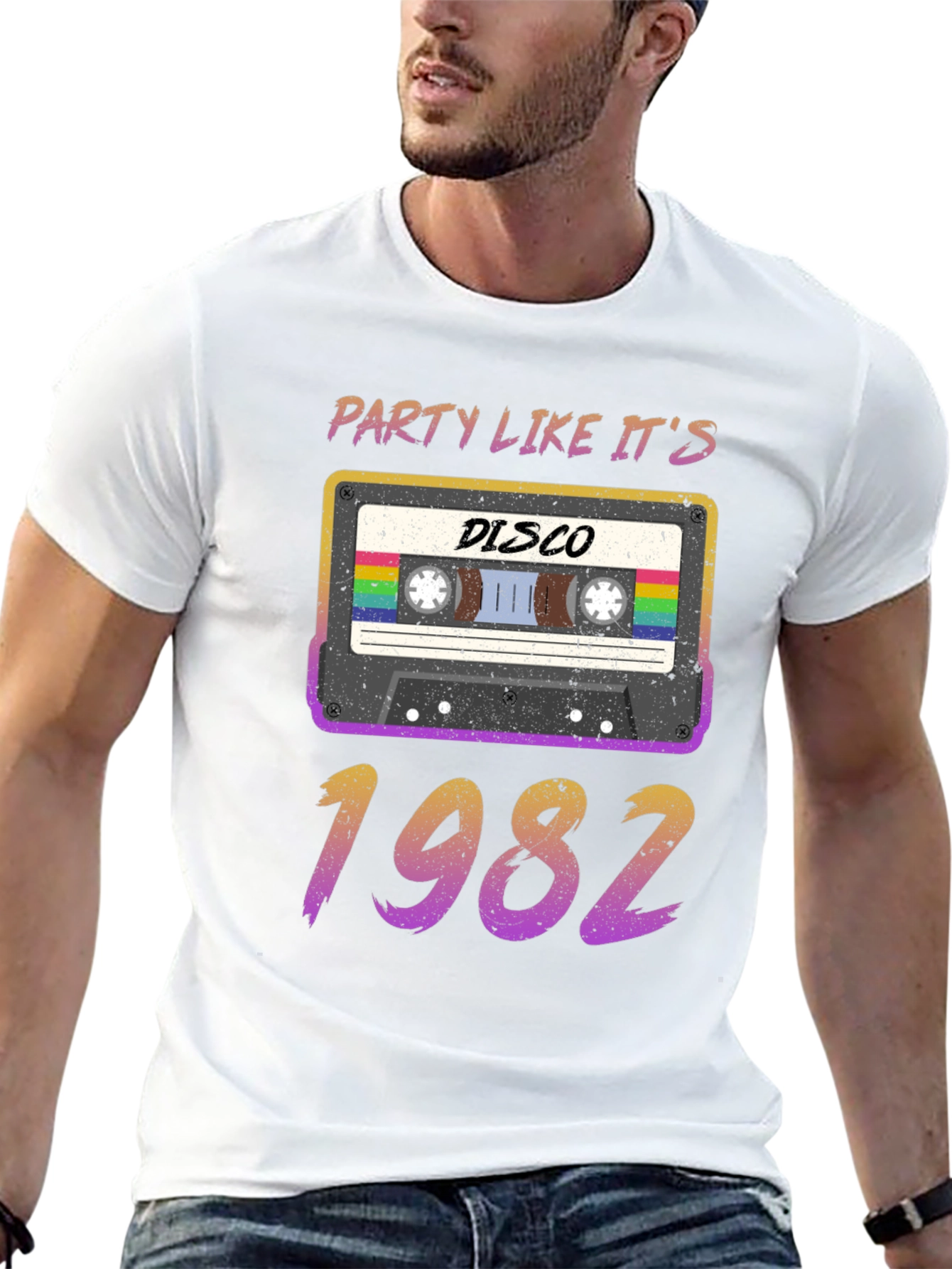 Retro Party Like Its 1982 Disco Cassette T-Shirt