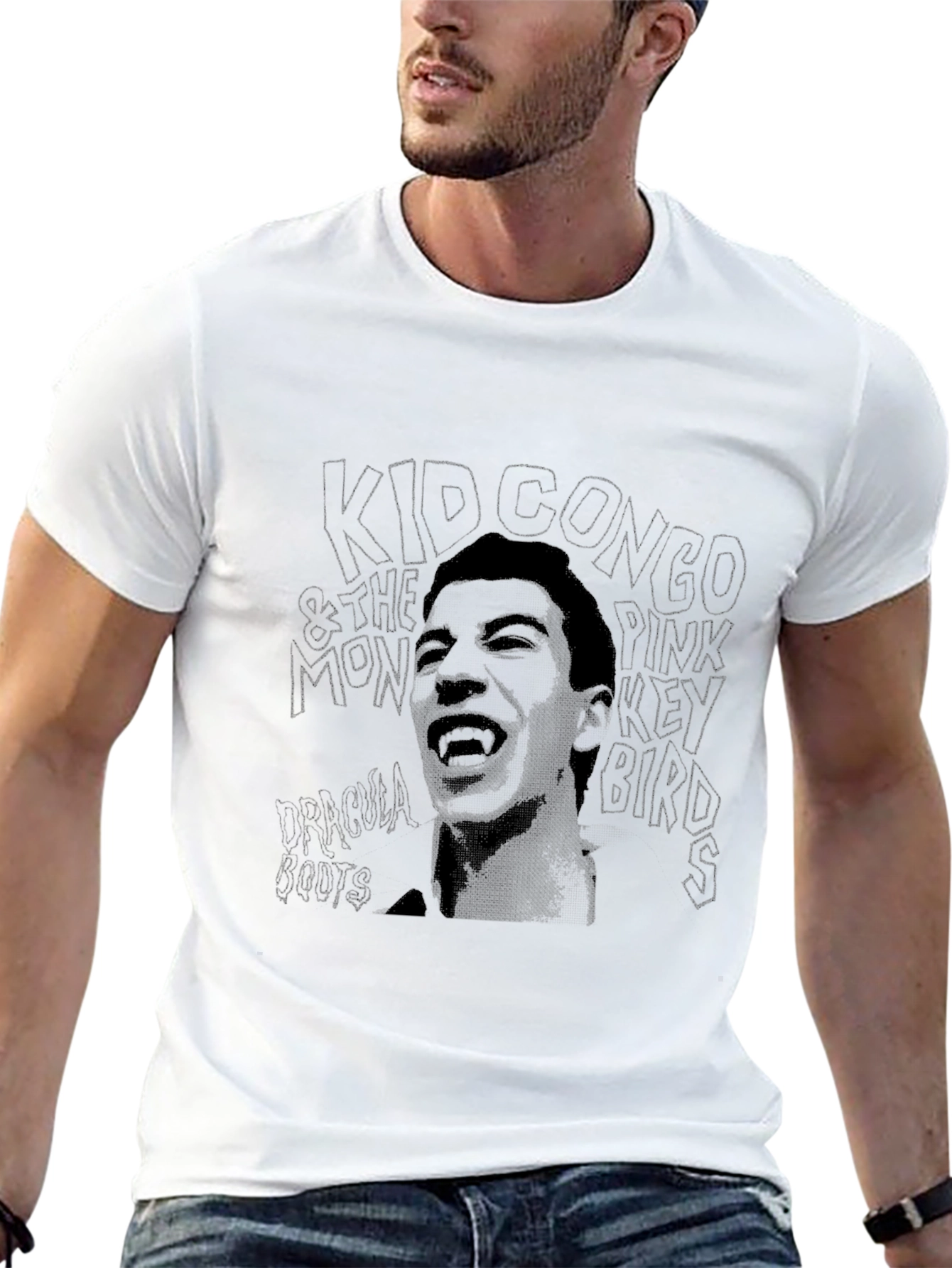 Kid Congo & The Pink Monkey Birds Black T-Shirt
