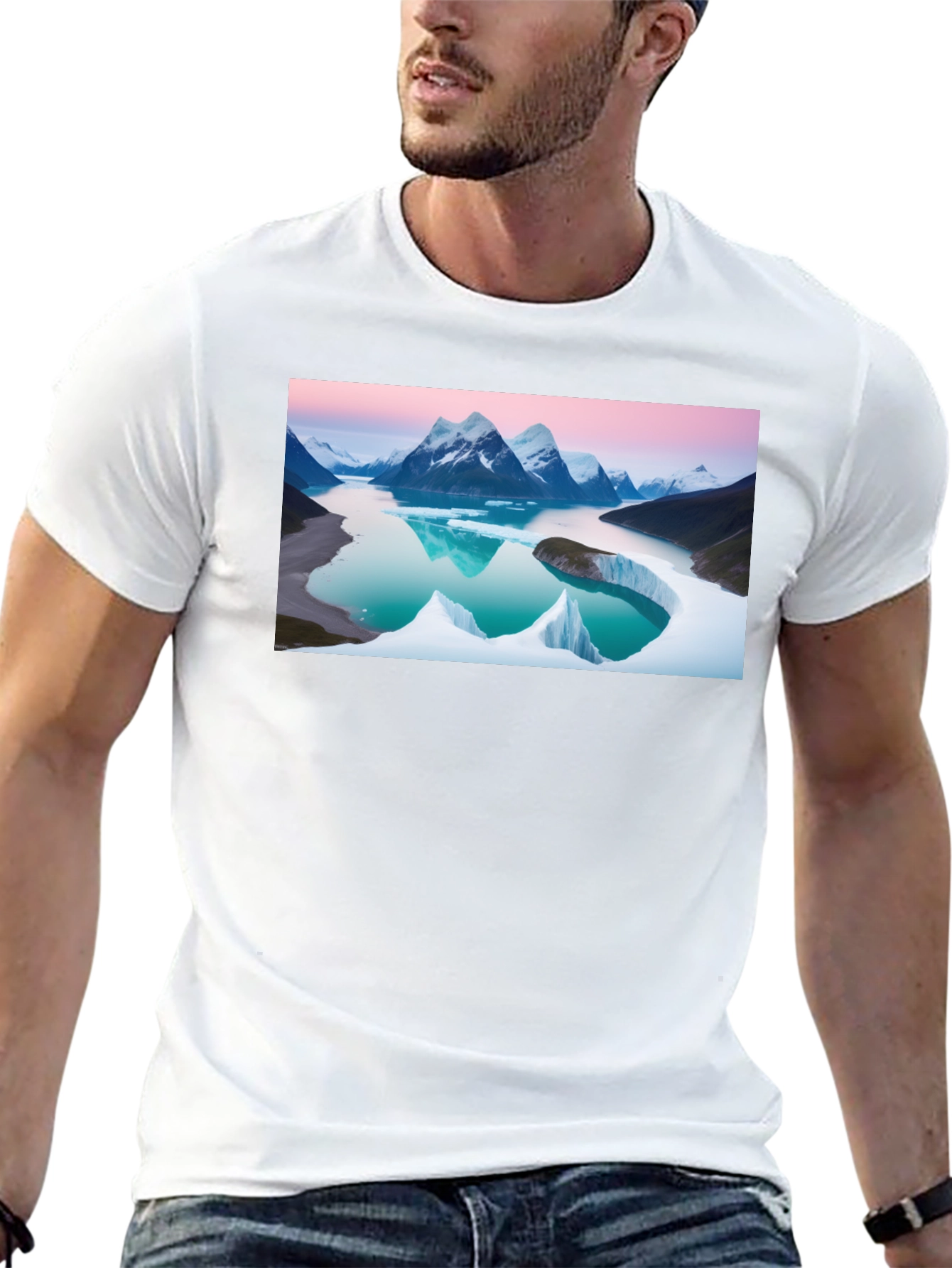 Mountain Lake Graphic T-Shirt