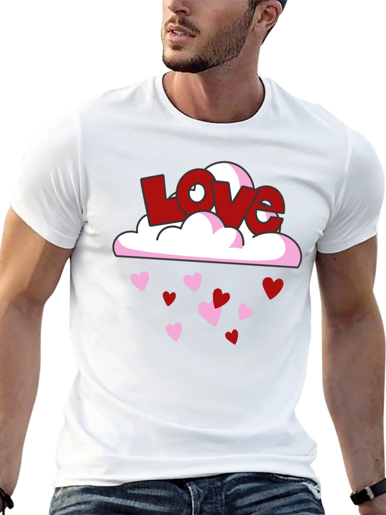 Love Cloud Heart Rain T-Shirt