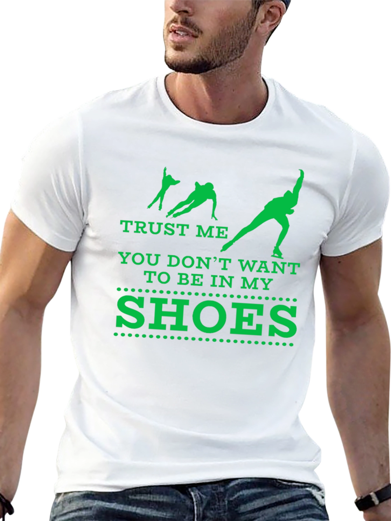 Trust Me Ice Skater Graphic T-Shirt