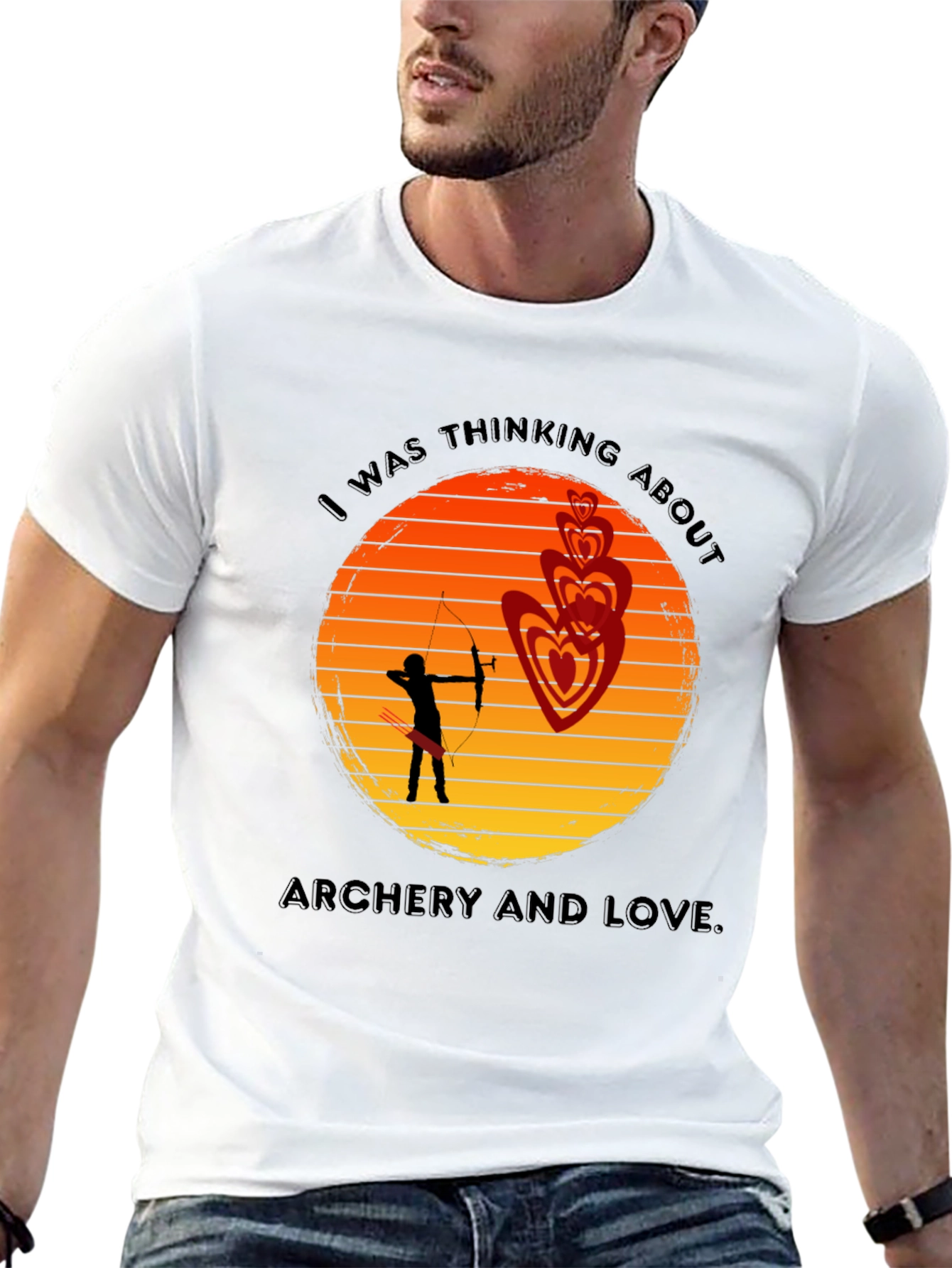 Archery & Love T-Shirt - Unique Graphic Tee
