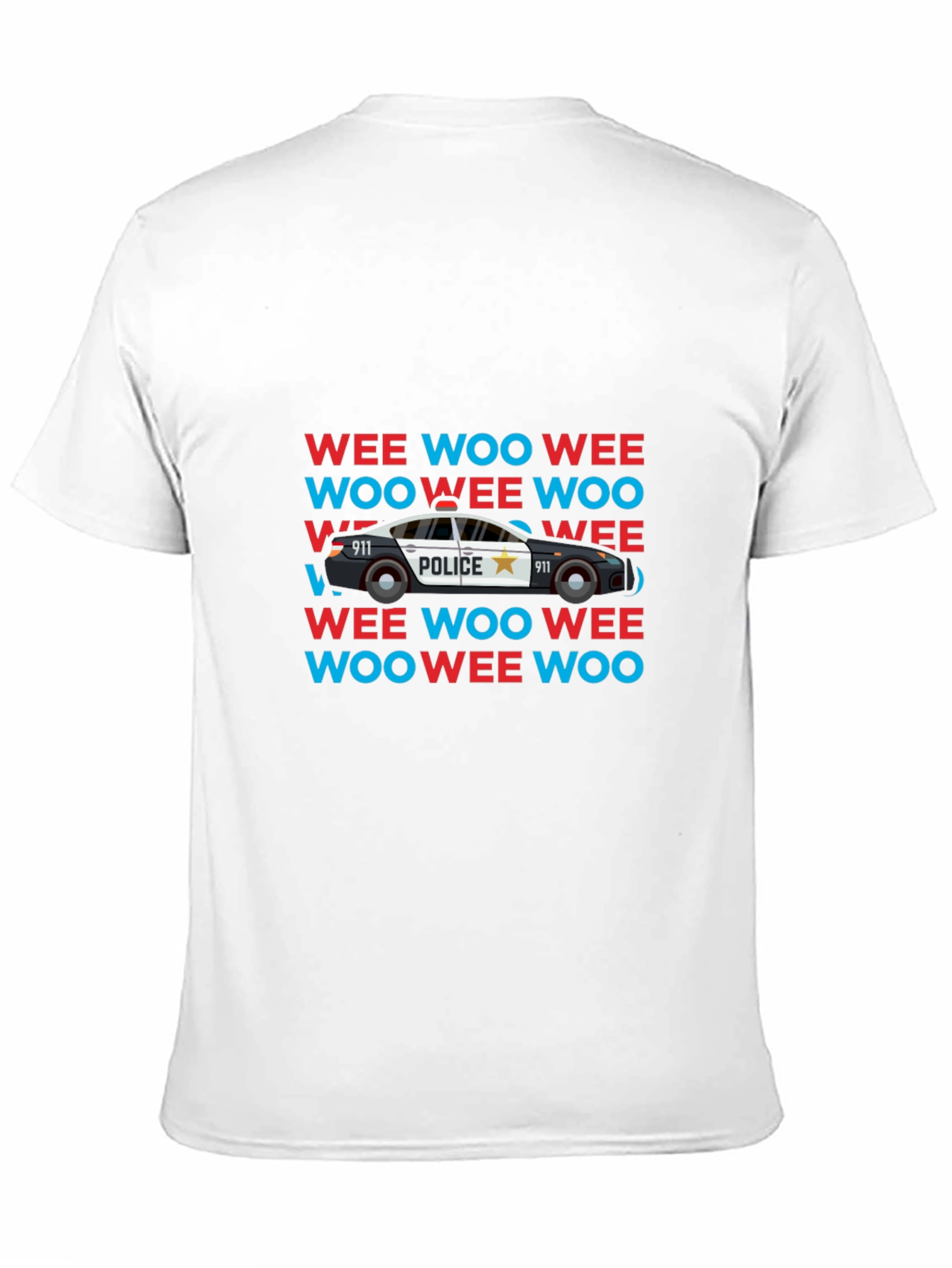 Wee Woo Police Car T-Shirt