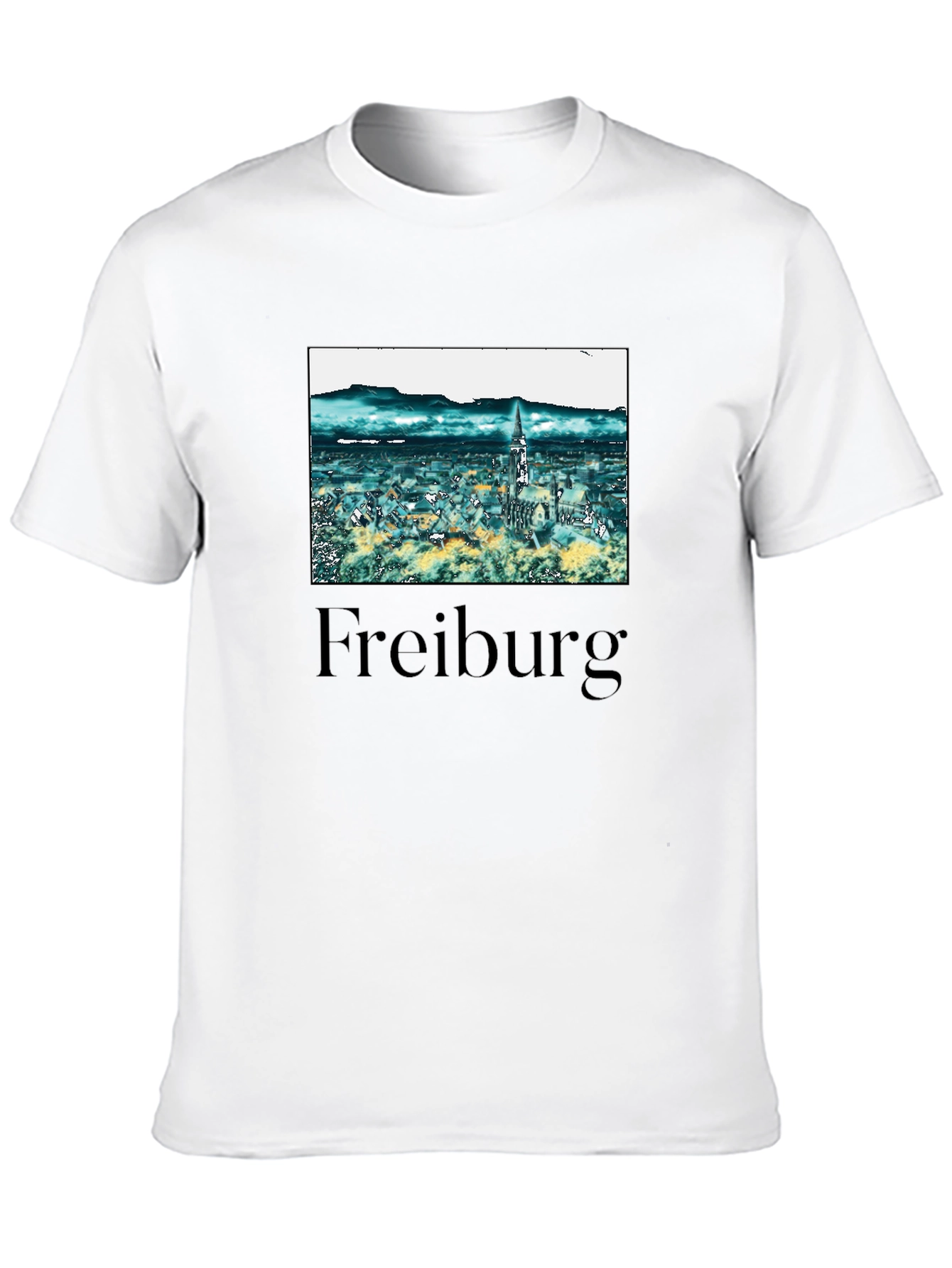 Freiburg Germany Graphic Tee - Stylish Black T-Shirt