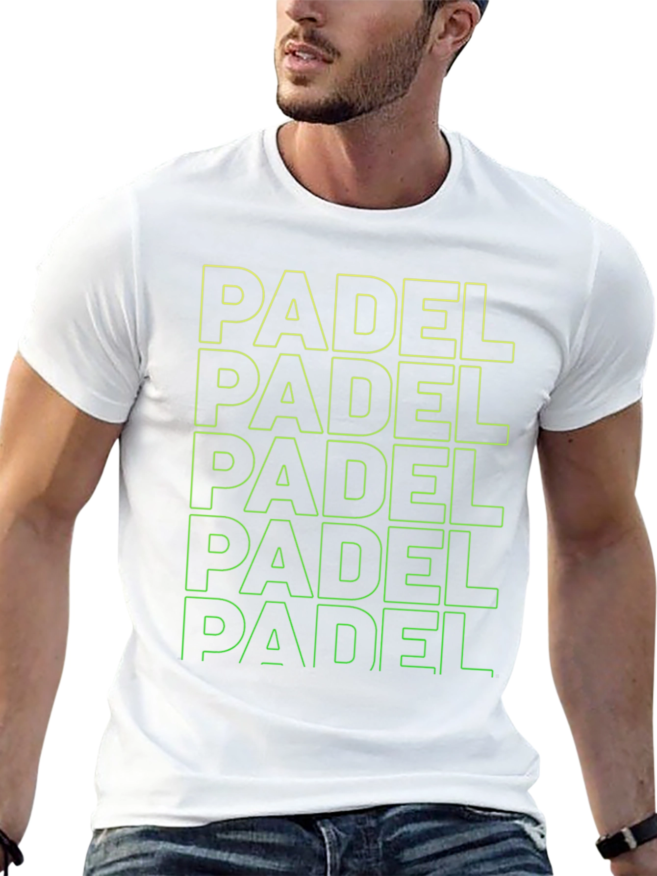 Padel Print T-Shirt - Sporty Graphic Tee