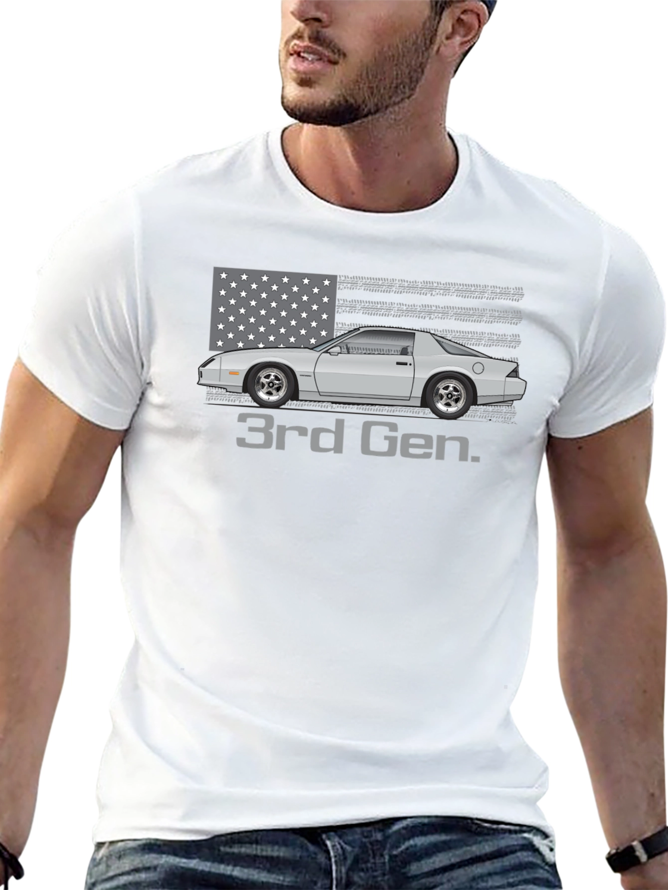 3rd Gen Muscle Car Graphic T-Shirt