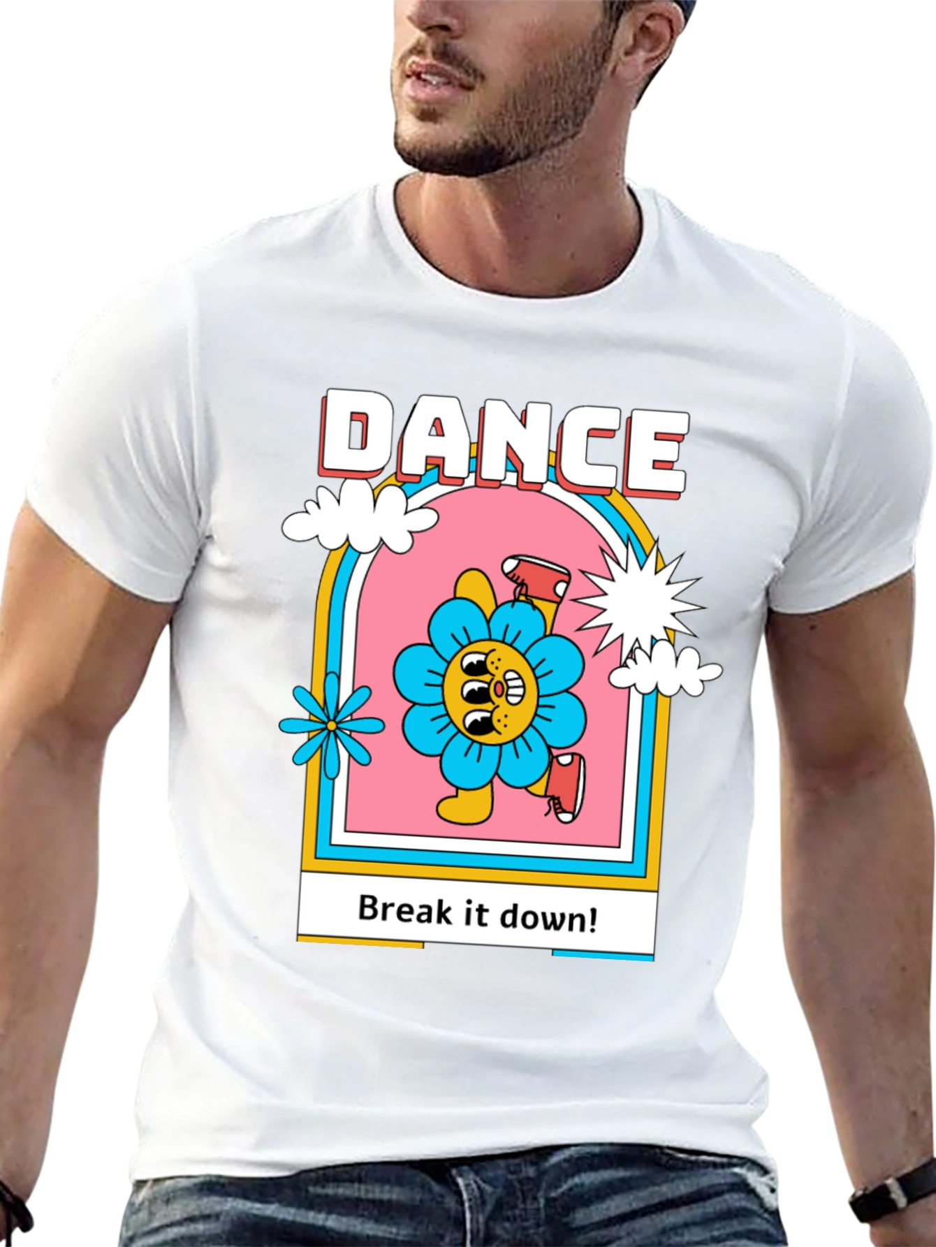 Dance Flower Graphic T-Shirt