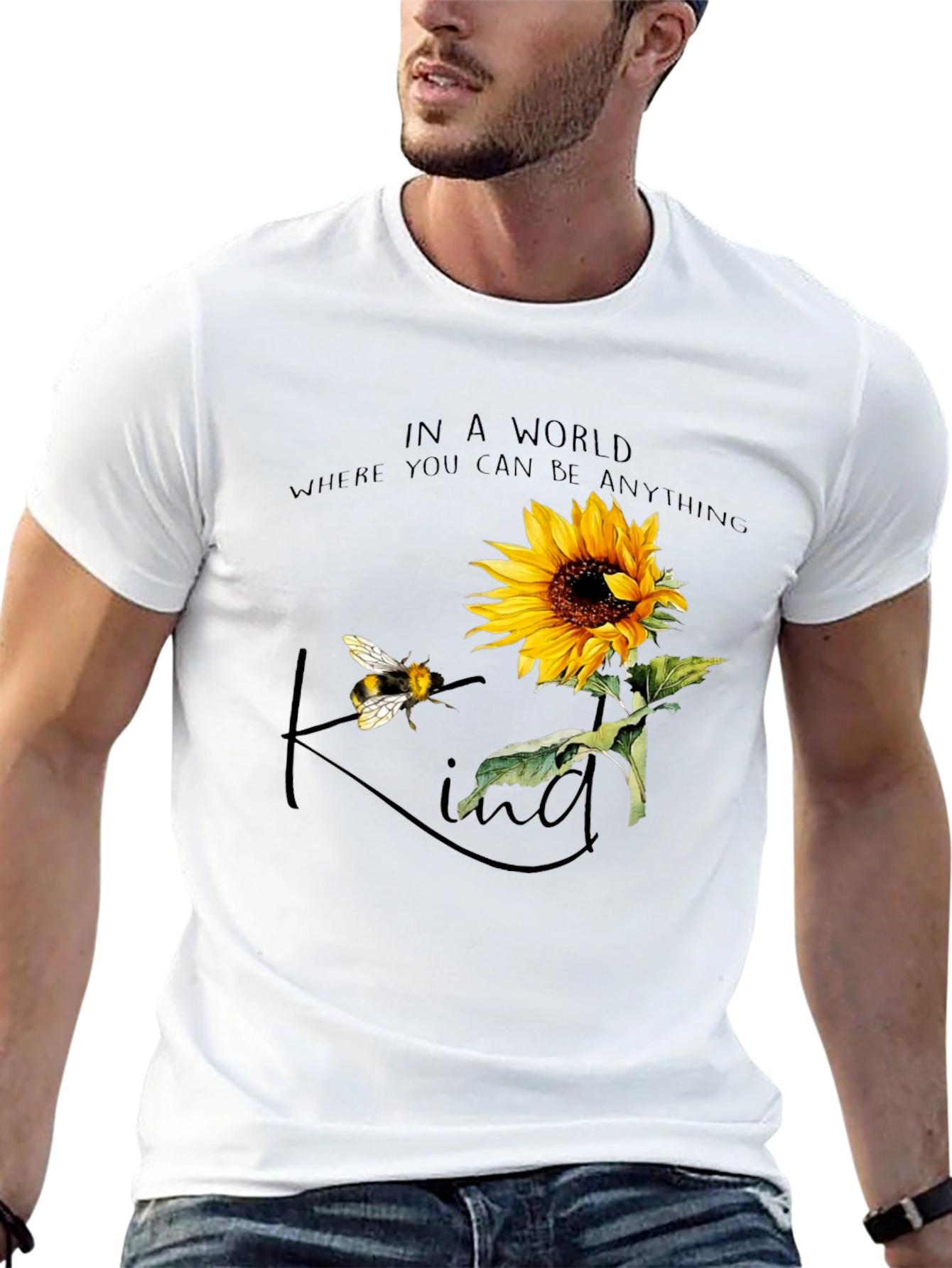 Sunflower Bee Kind T-Shirt