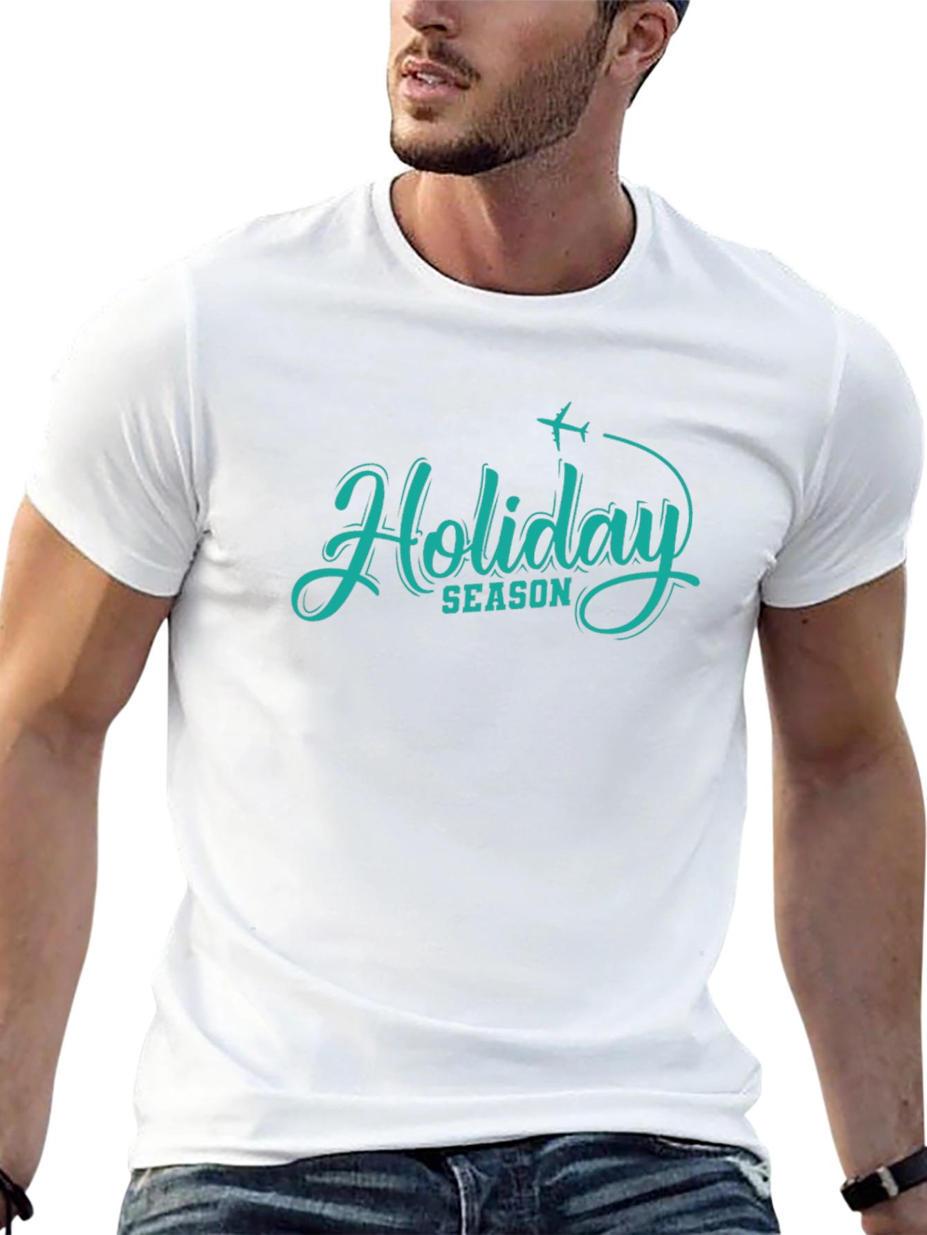 Holiday Season Graphic T-Shirt Black