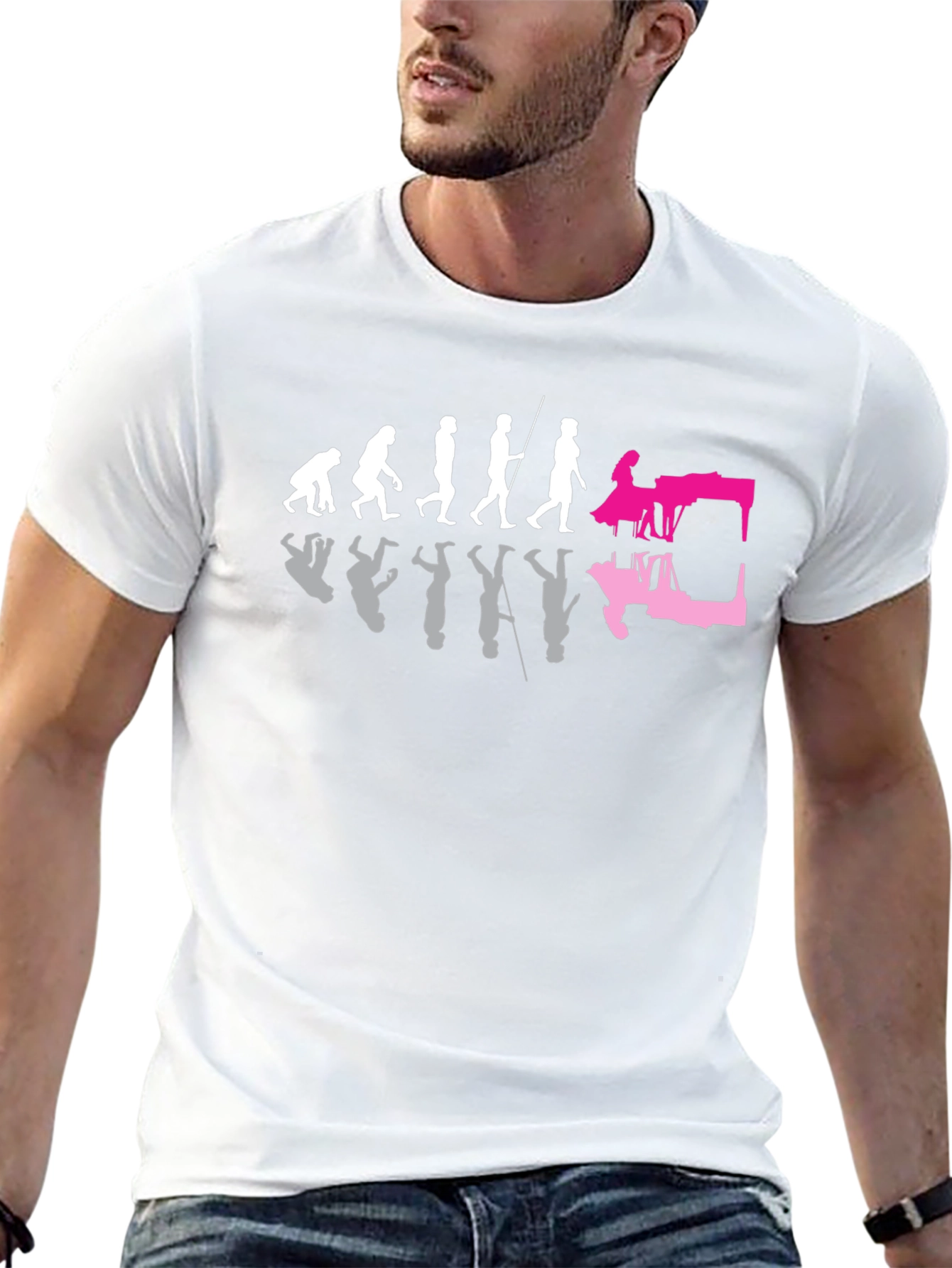 Evolution of Music T-Shirt - Black